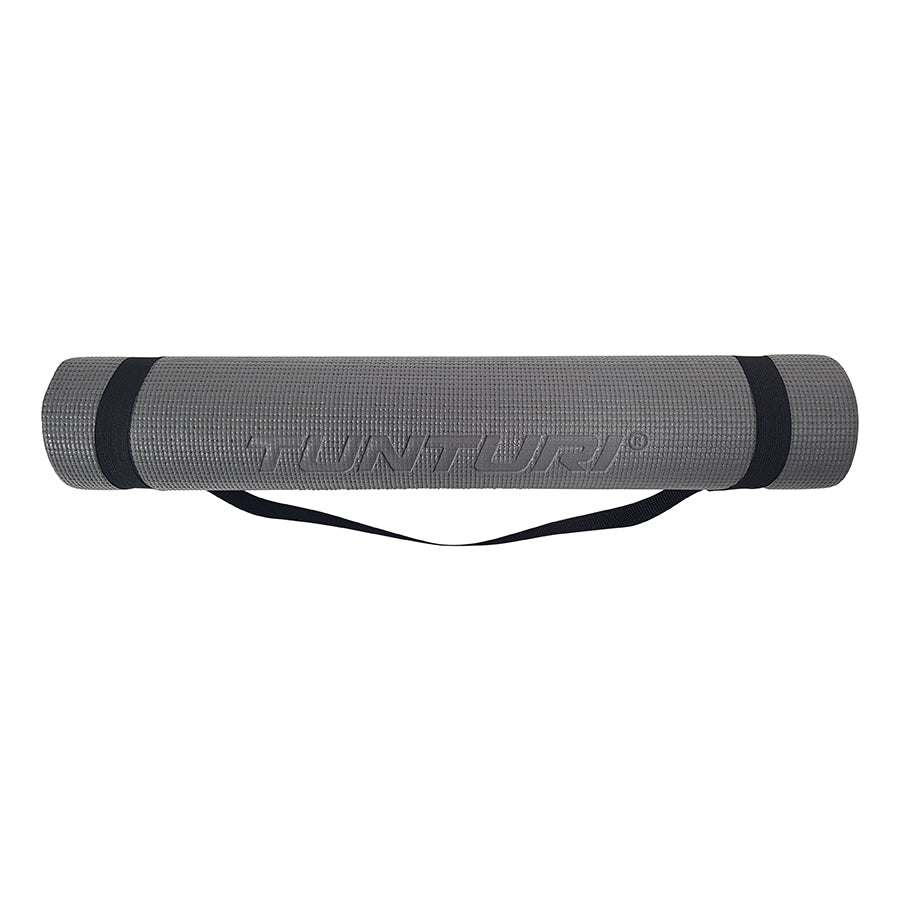 Tunturi PVC Yogamat 4mm Anthracite With Printc afbeelding 13