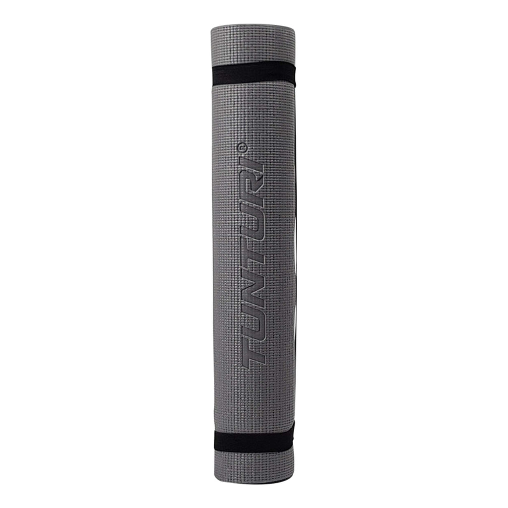 Tunturi PVC Yogamat 4mm Anthracite With Printc afbeelding 2