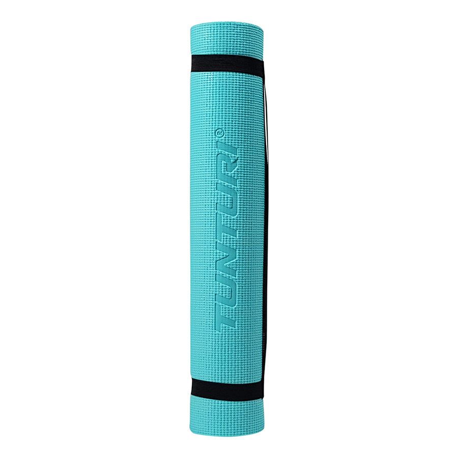 Tunturi PVC Yogamat 4mm Turquoise afbeelding 2