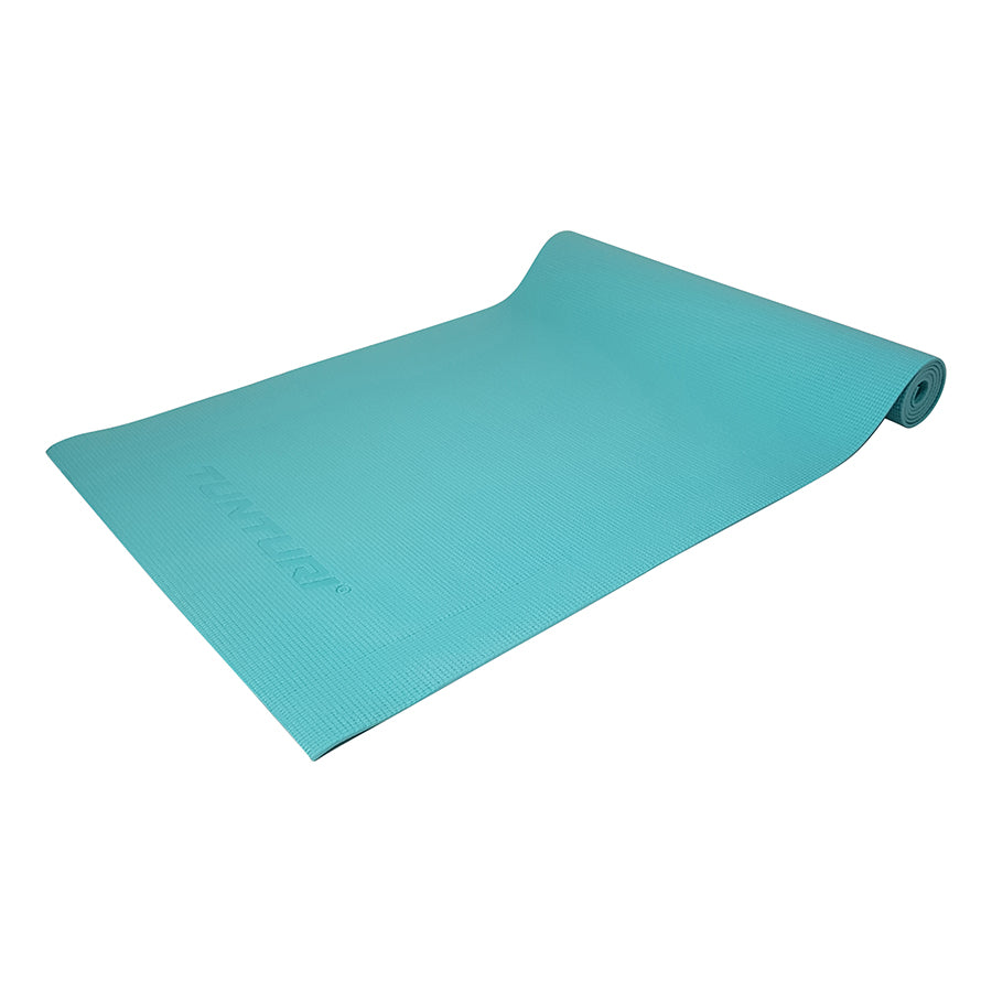 Tunturi PVC Yogamat 4mm Turquoise afbeelding 8