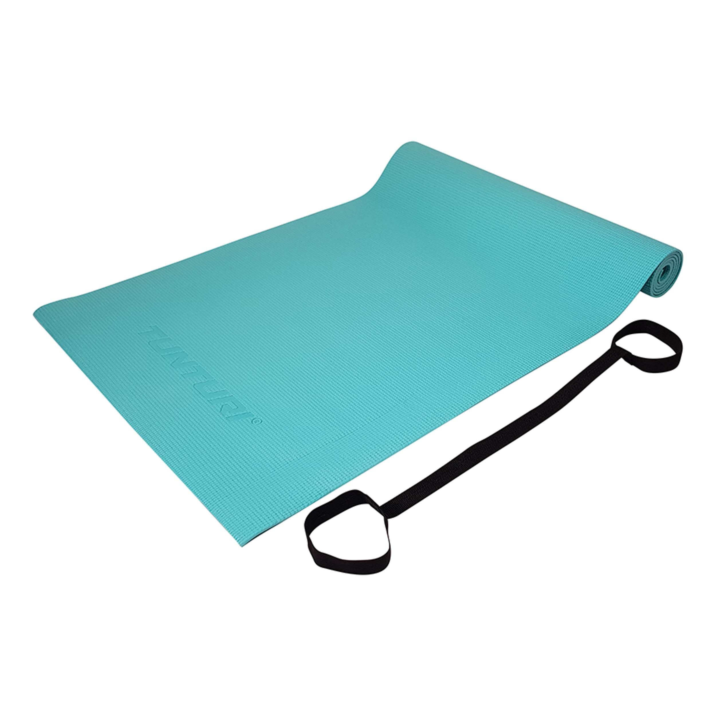 Tunturi PVC Yogamat 4mm Turquoise afbeelding 9