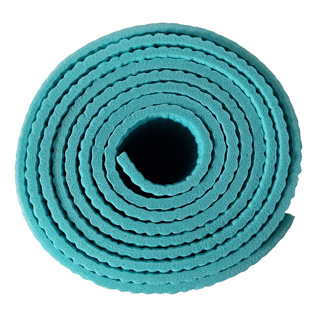 Tunturi PVC Yogamat 4mm Turquoise afbeelding 10