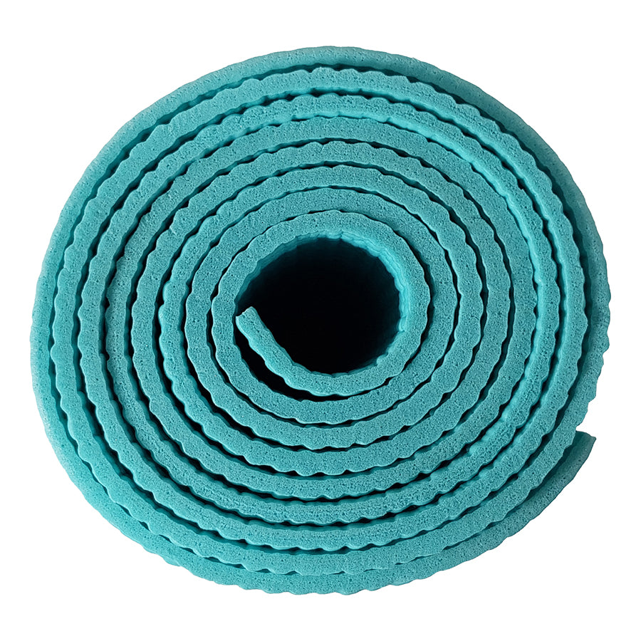 Tunturi PVC Yogamat 4mm Turquoise afbeelding 10