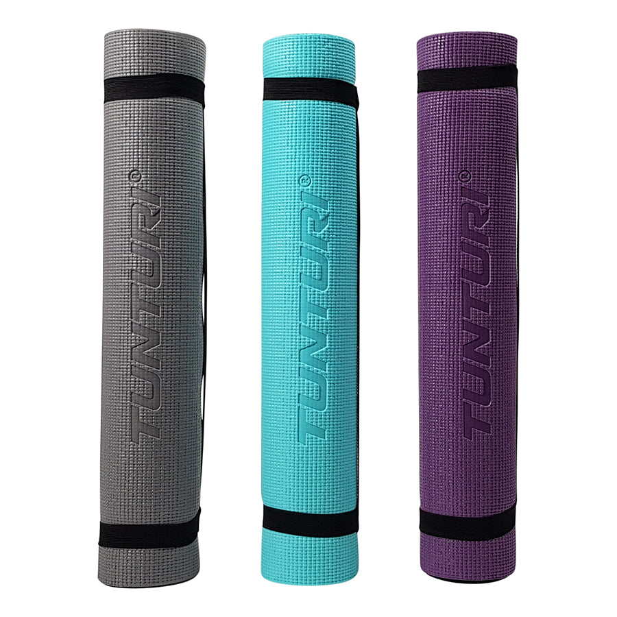Tunturi PVC Yogamat 4mm Purple afbeelding 13