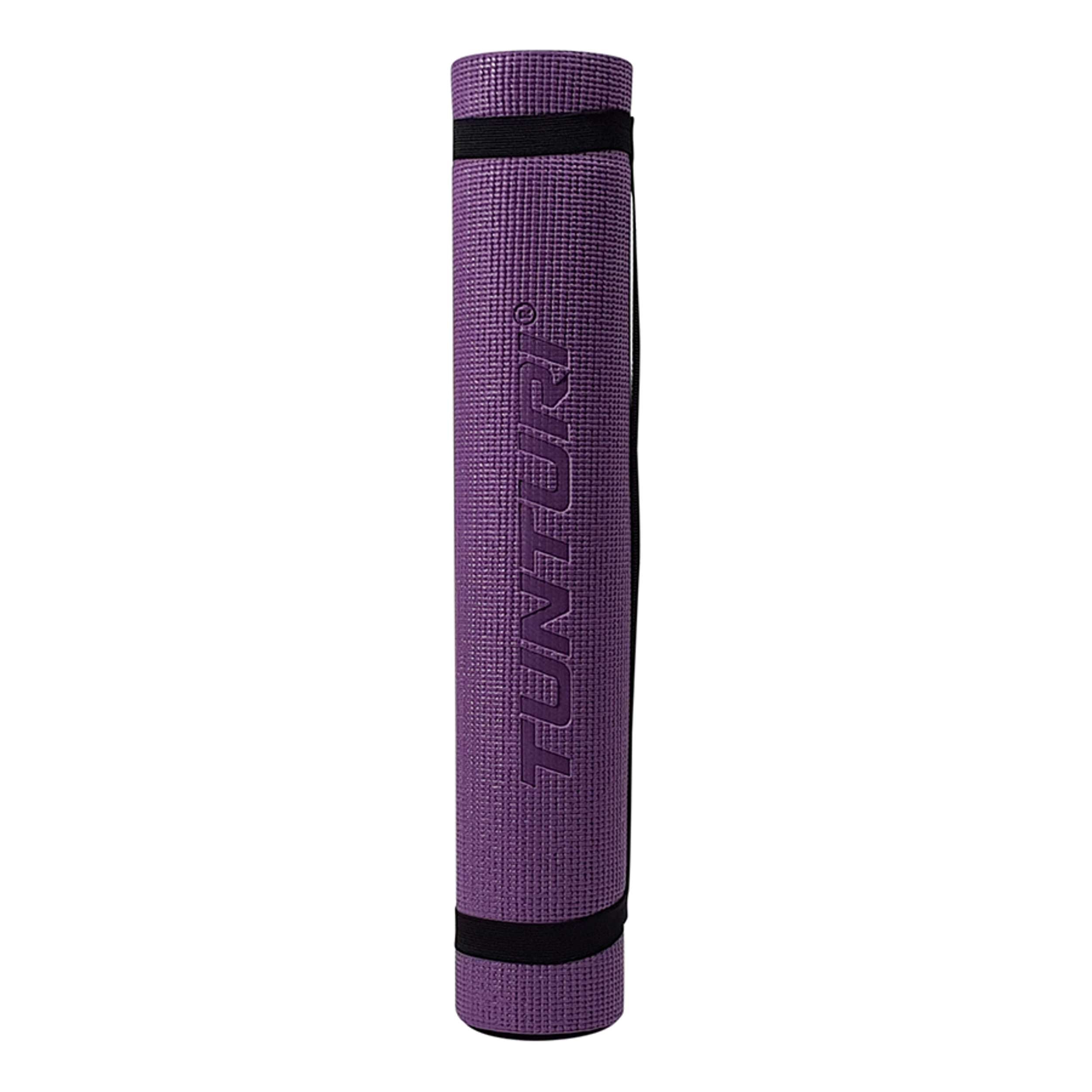 Tunturi PVC Yogamat 4mm Purple afbeelding 2