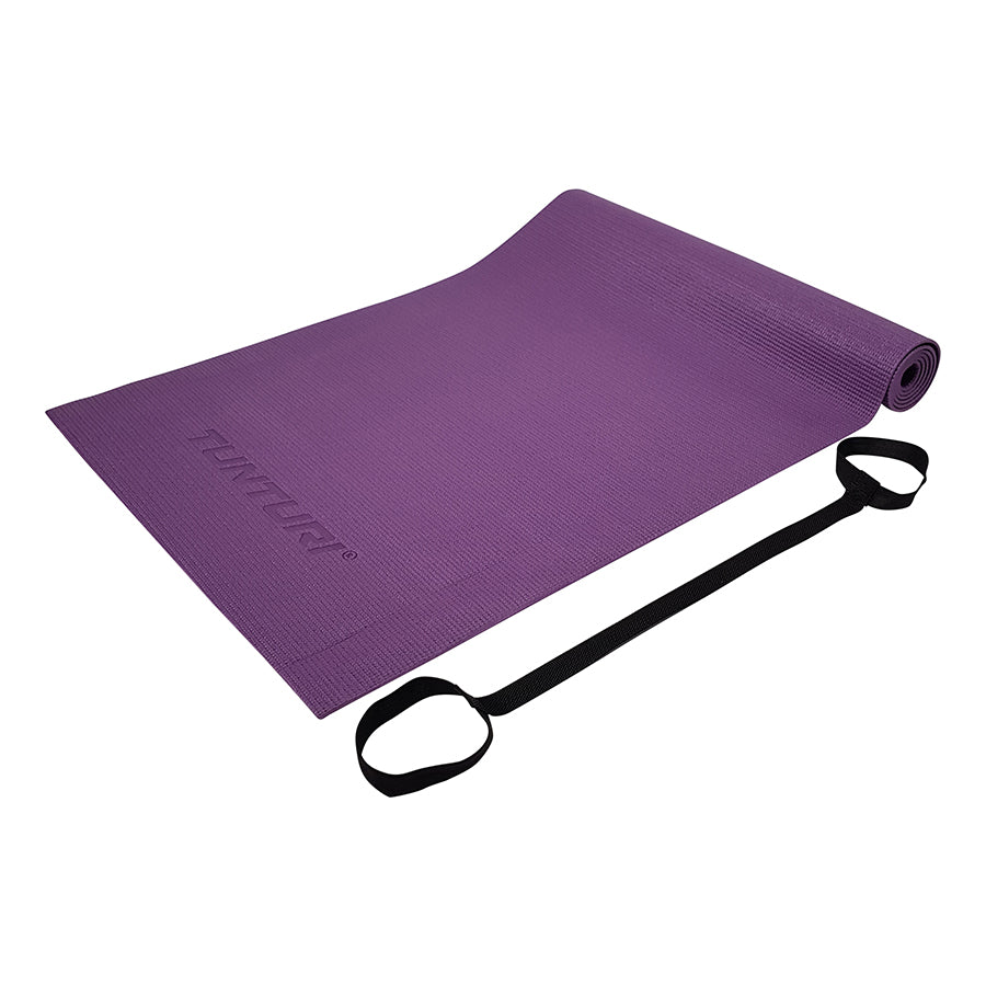 Tunturi PVC Yogamat 4mm Purple afbeelding 10