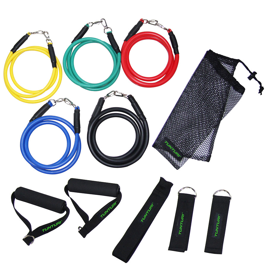 Tunturi Exercise Multifunction Resistance Tubing Set