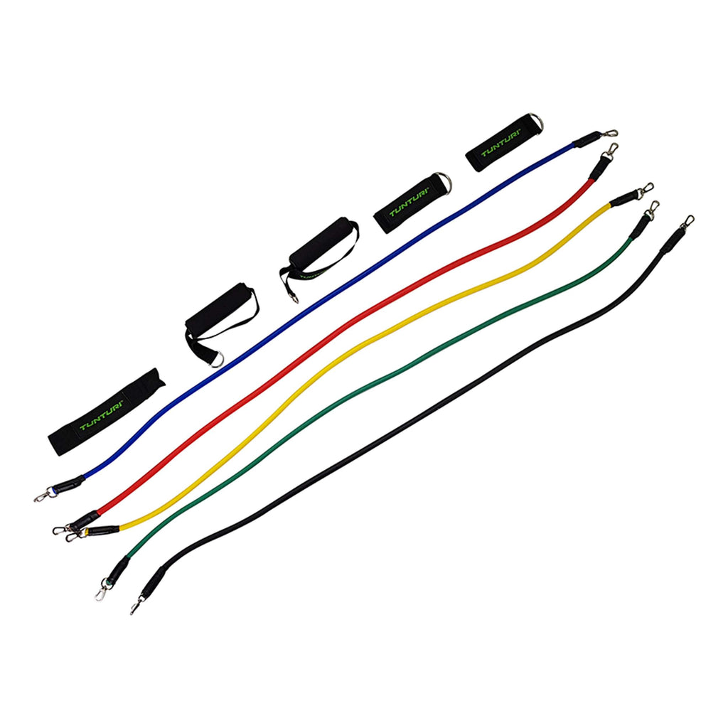 Tunturi Exercise Multifunction Resistance Tubing Set afbeelding 3