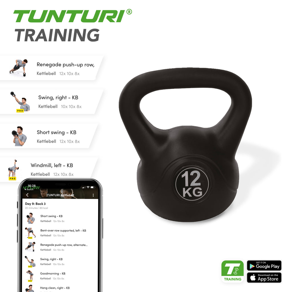 Tunturi PE Kettlebell 12kg afbeelding 4