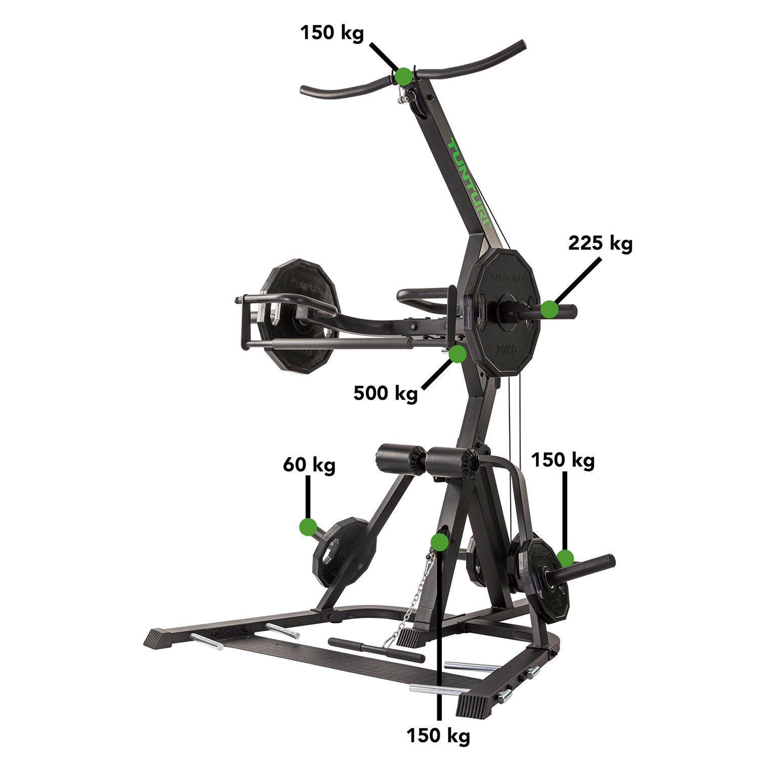 Tunturi WT85 Leverage Pulley Gym afbeelding 4