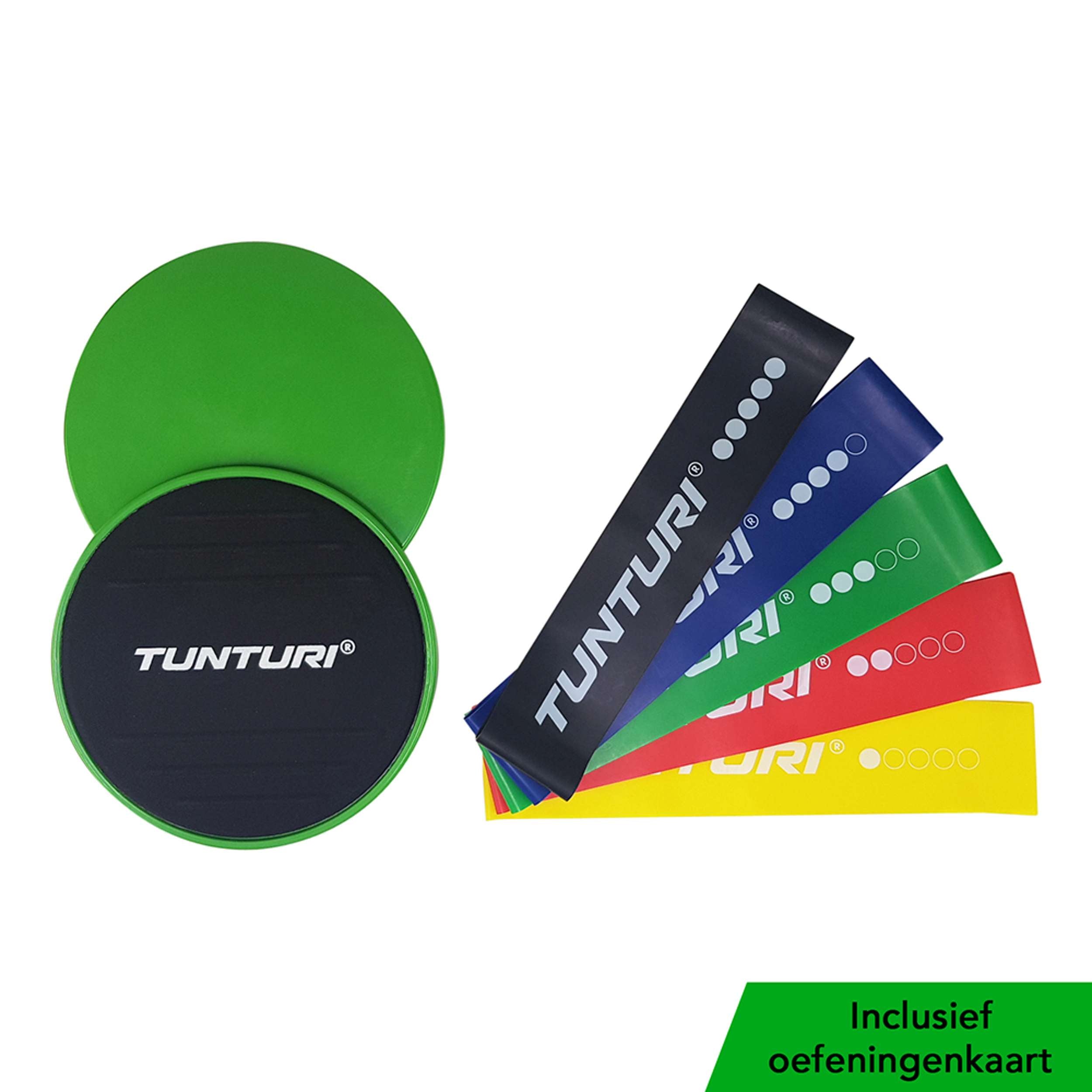 Tunturi Resistance & Core Sliders Set
