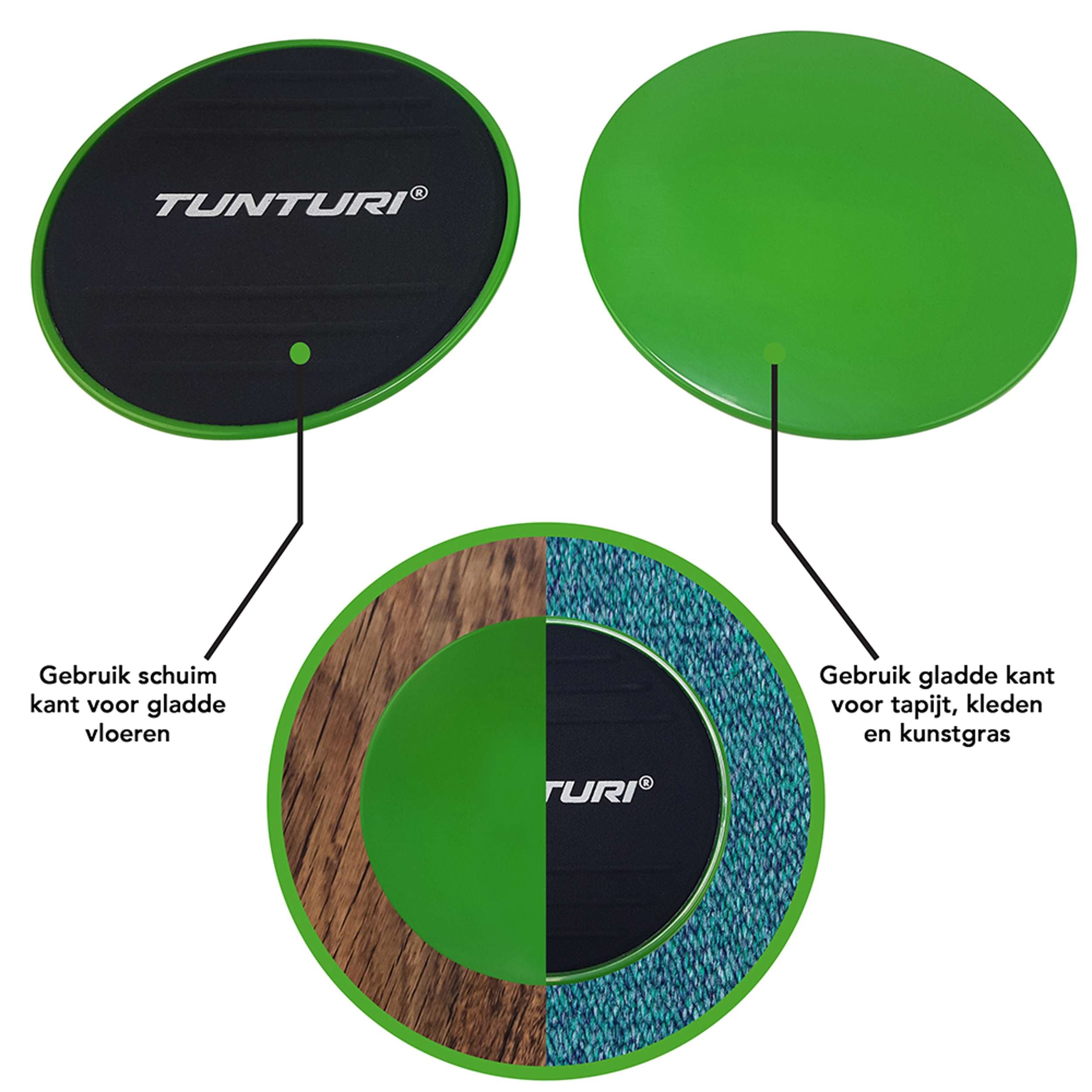 Tunturi Resistance & Core Sliders Set afbeelding 2