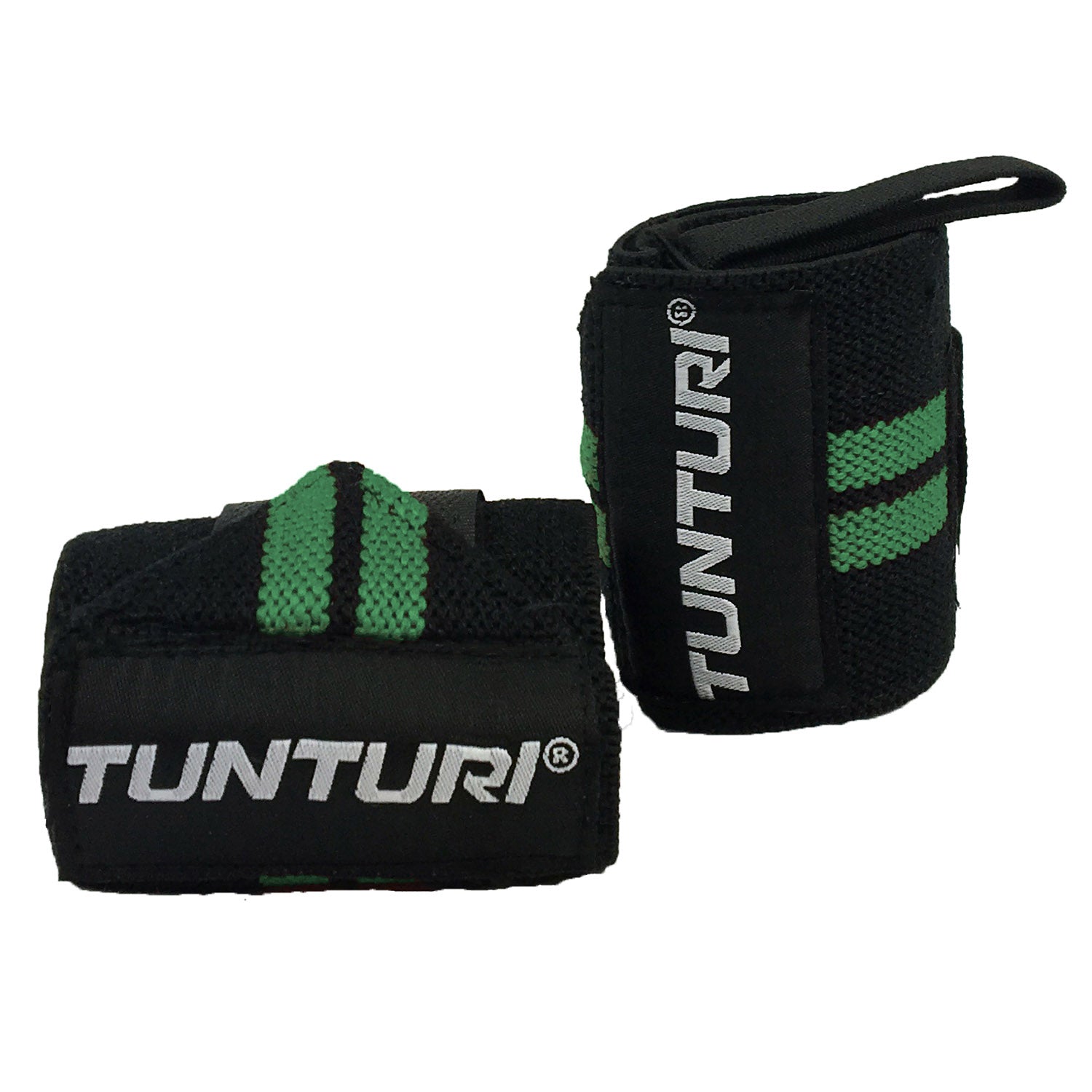 Tunturi Wrist Wraps, Green, Pair
