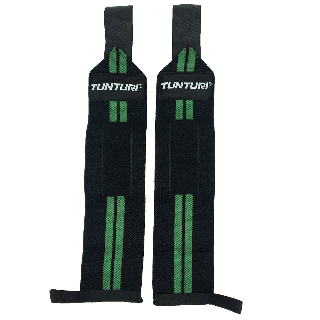 Tunturi Wrist Wraps, Green, Pair afbeelding 2