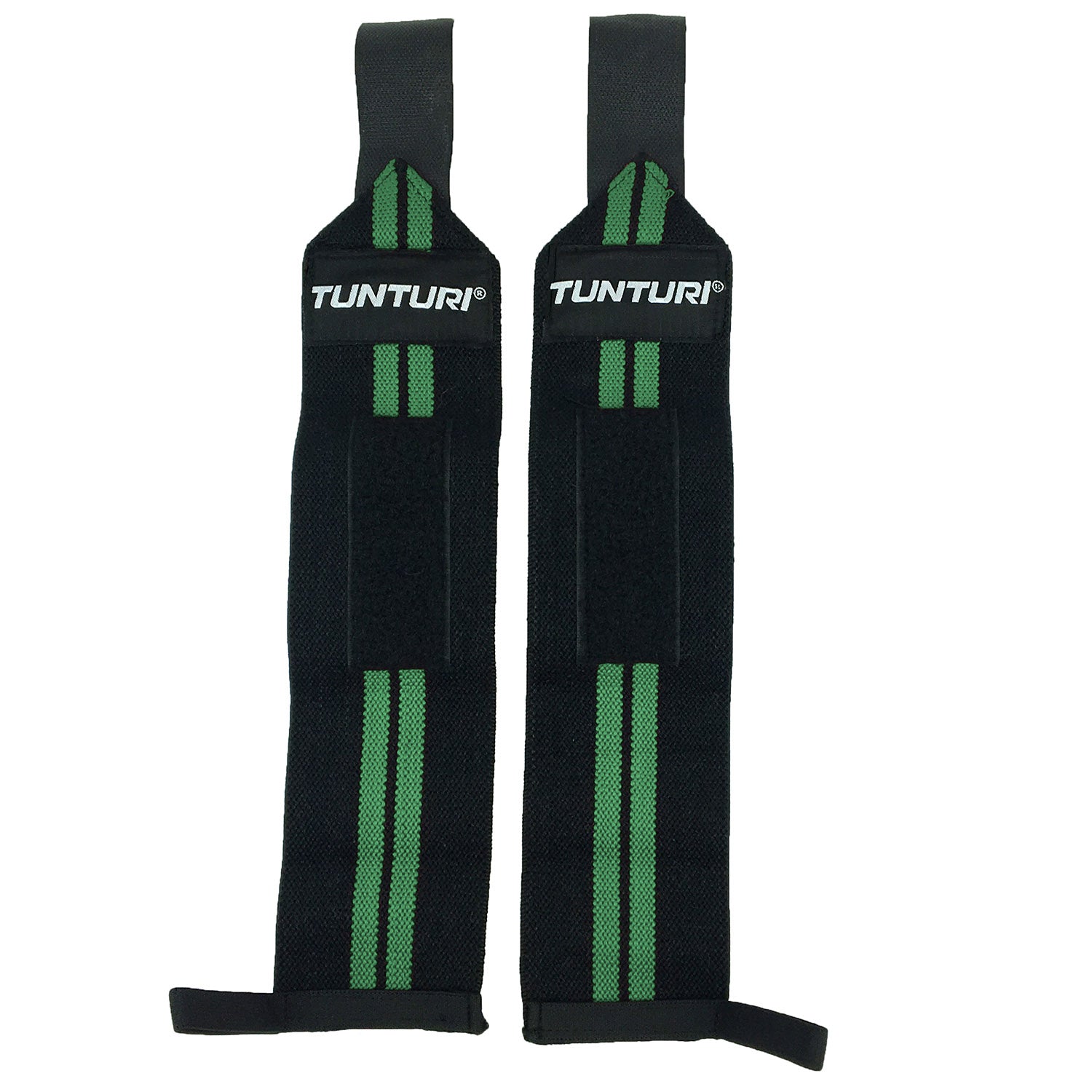Tunturi Wrist Wraps, Green, Pair afbeelding 2