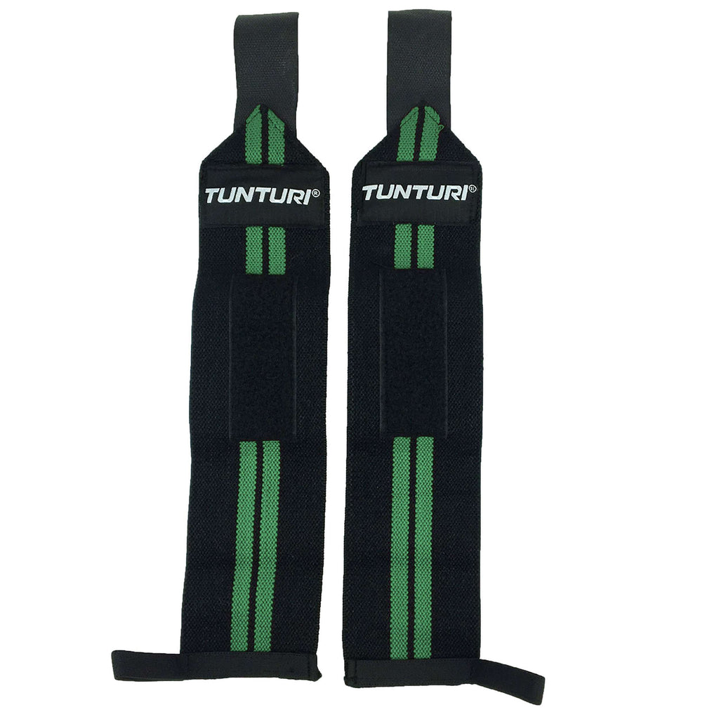 Tunturi Wrist Wraps, Green, Pair afbeelding 2