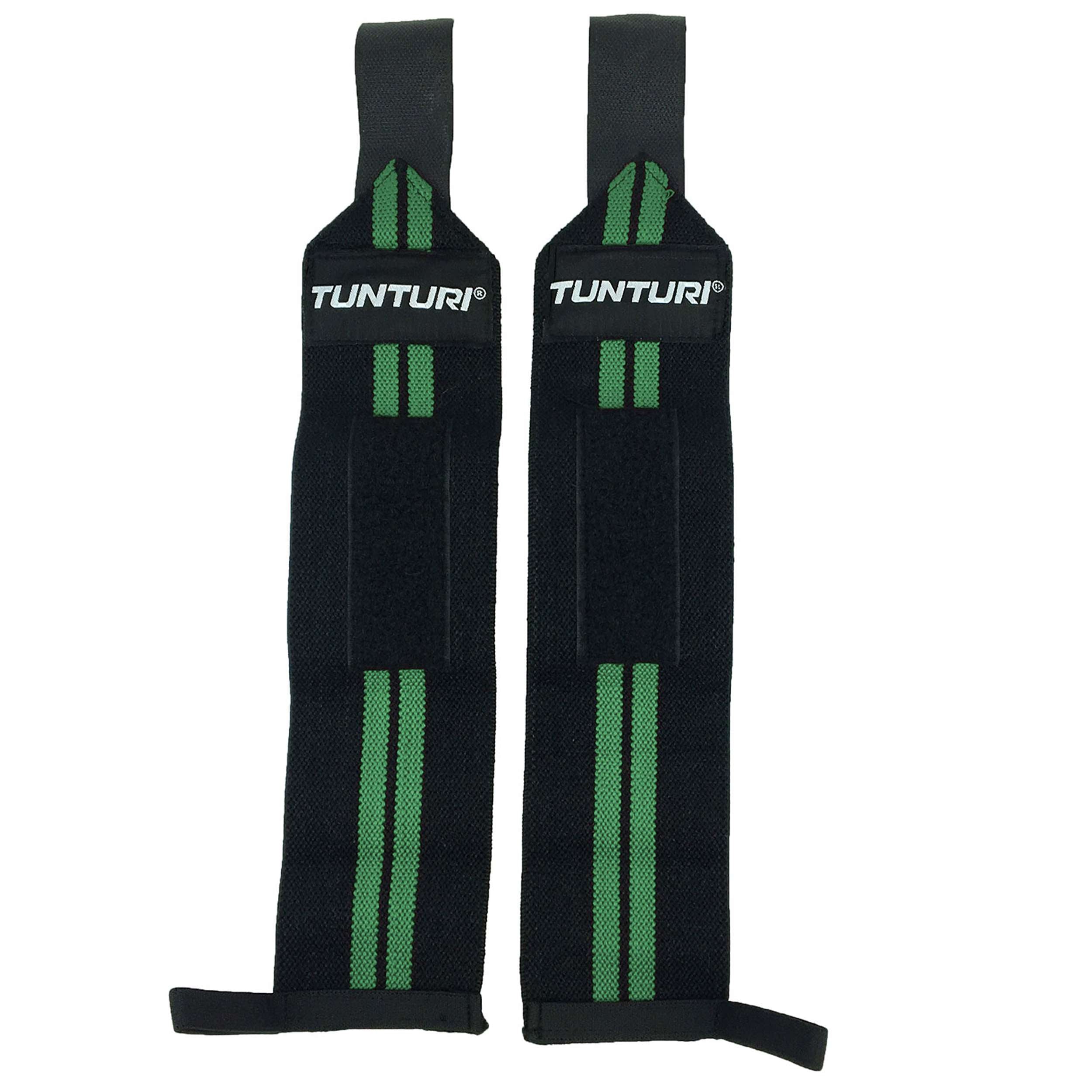 Tunturi Wrist Wraps, Green, Pair afbeelding 2