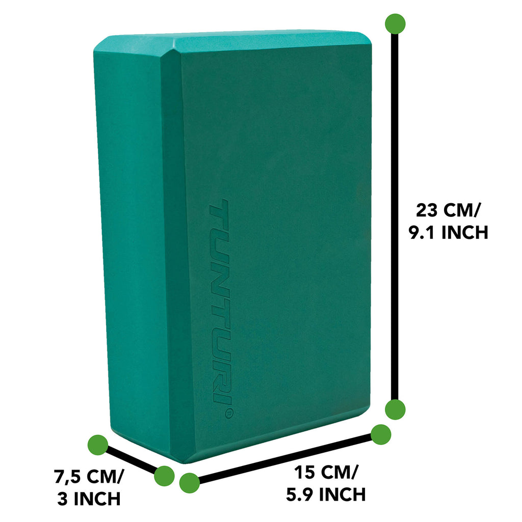 Tunturi Yoga Block - Turquoise afbeelding 4