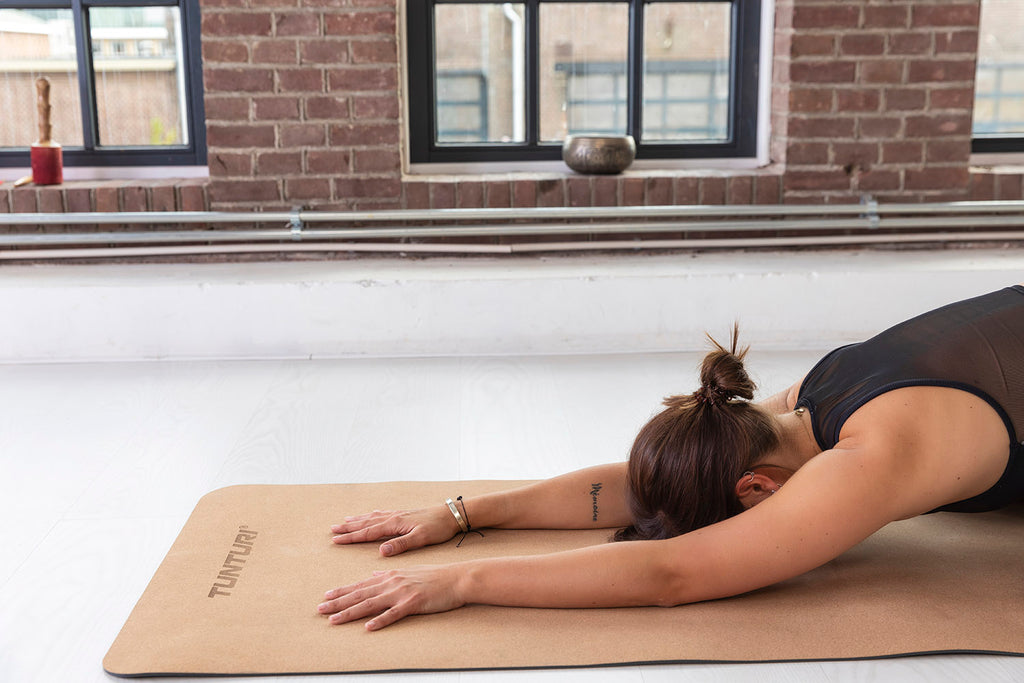 Tunturi Cork TPE Yoga Mat afbeelding 11