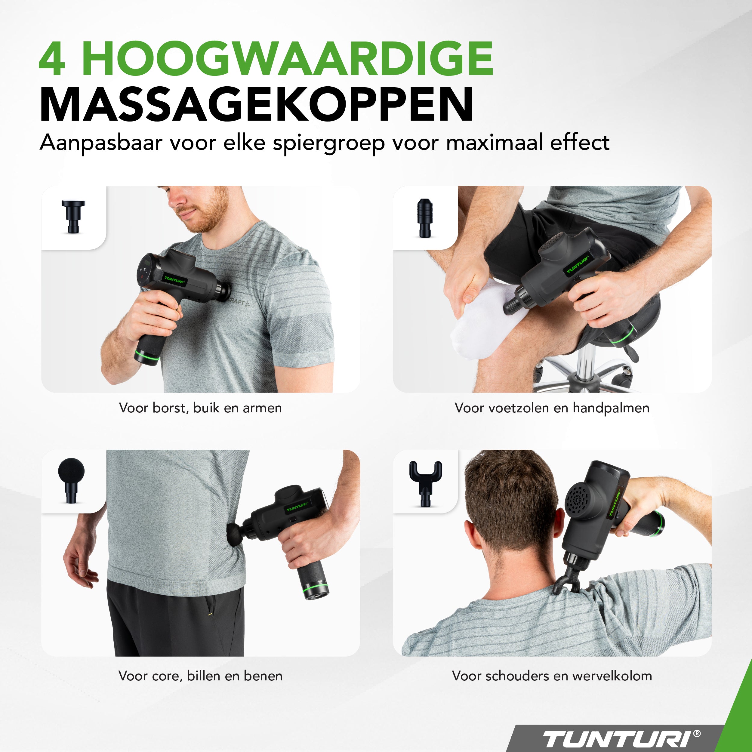 Tunturi MG50 Massage Gun afbeelding 11