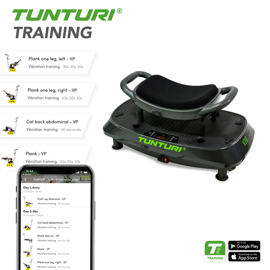 Tunturi Cardio Fit V20 Vibration Plate afbeelding 3
