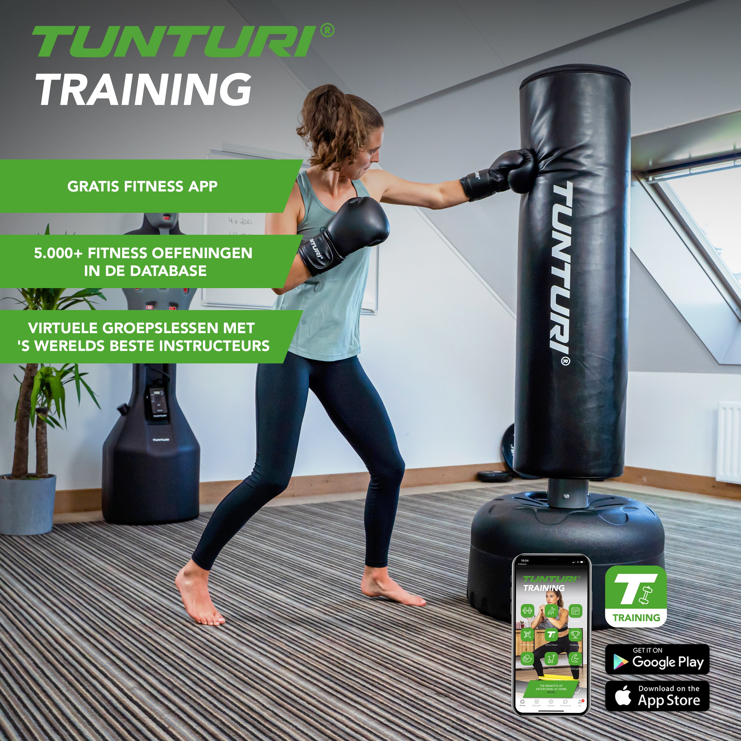 Tunturi Free Stand Punch Bag (1/2) afbeelding 3