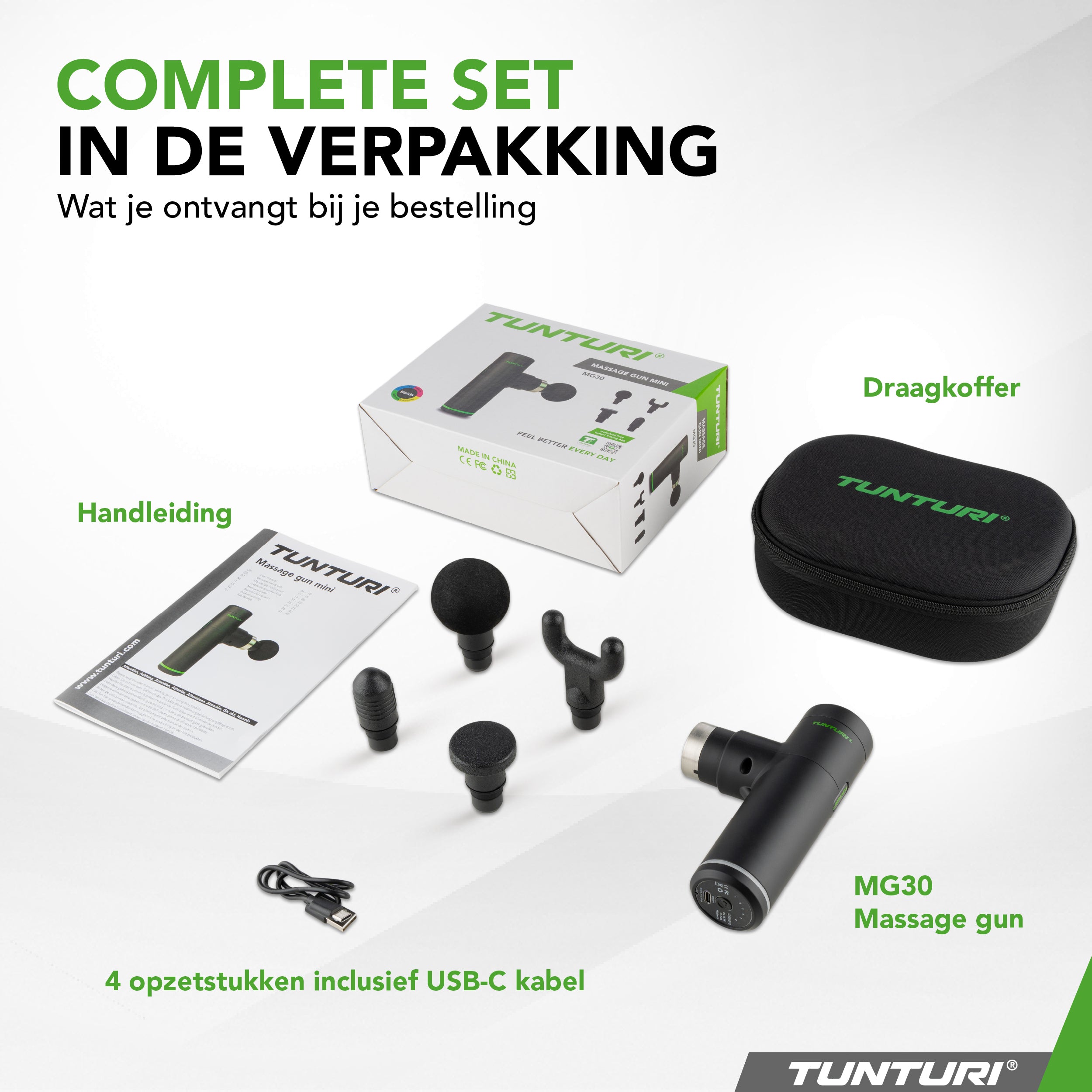Tunturi MG30 Massage Gun Mini afbeelding 11