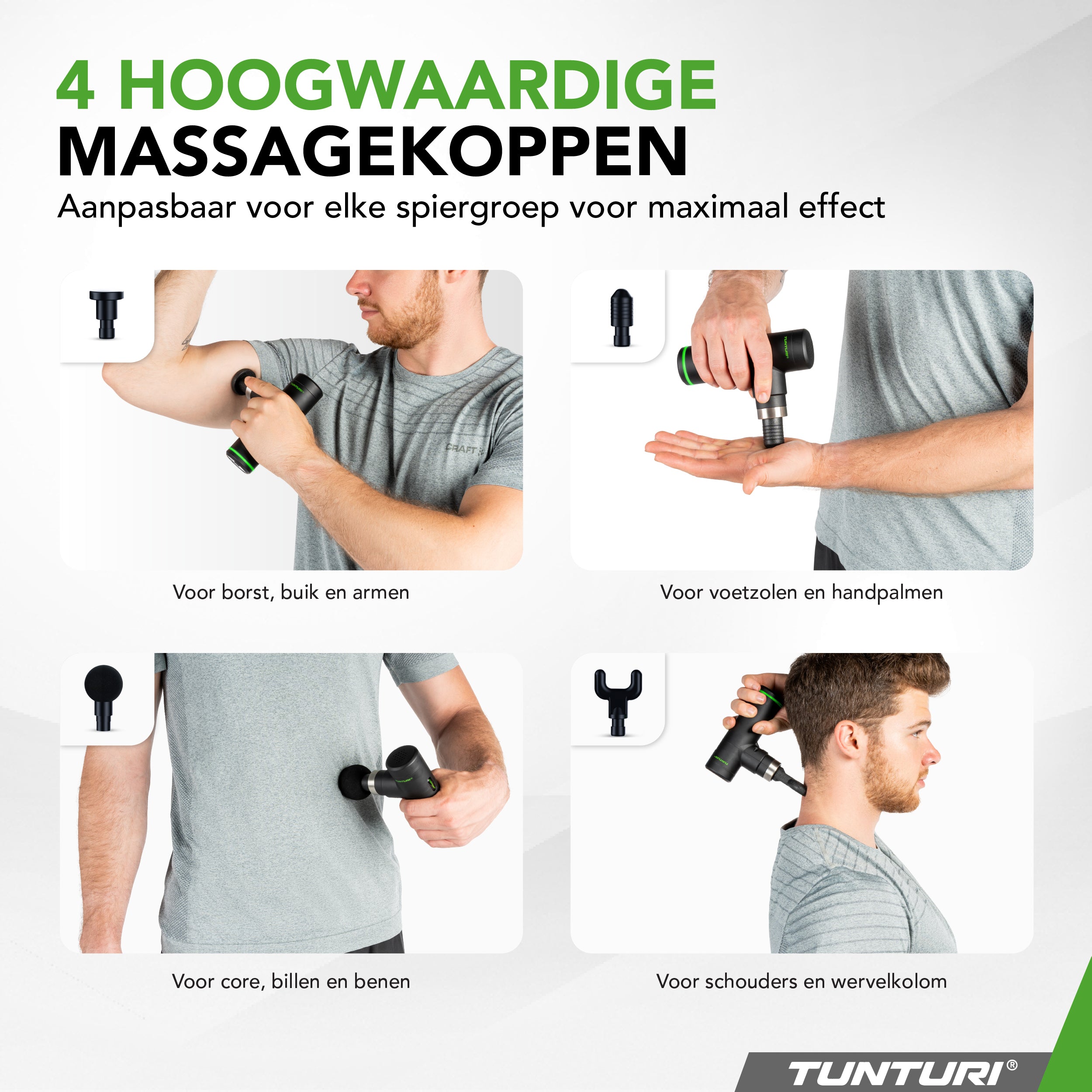 Tunturi MG30 Massage Gun Mini afbeelding 8