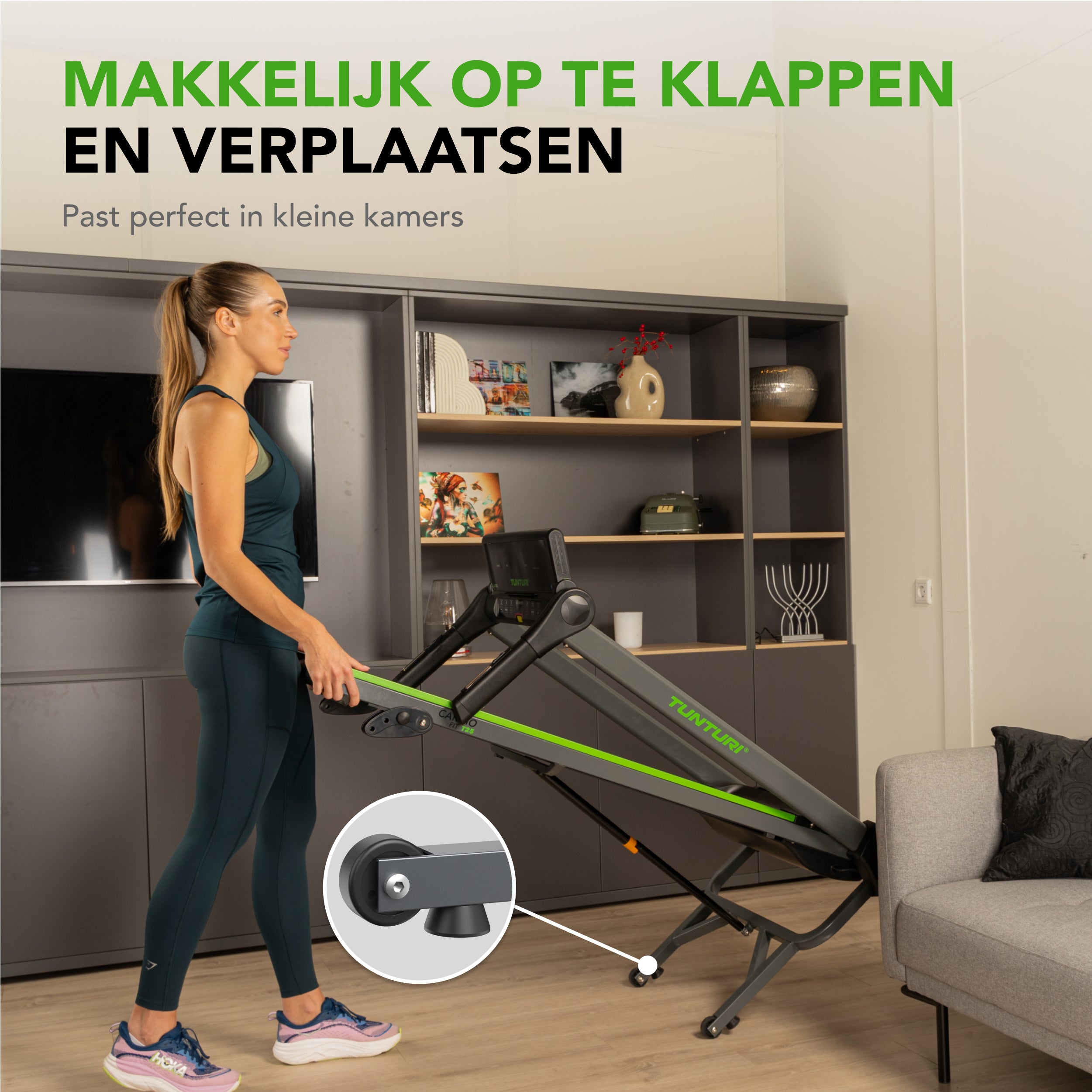 Tunturi Cardio Fit T25 Treadmill (BT) afbeelding 4