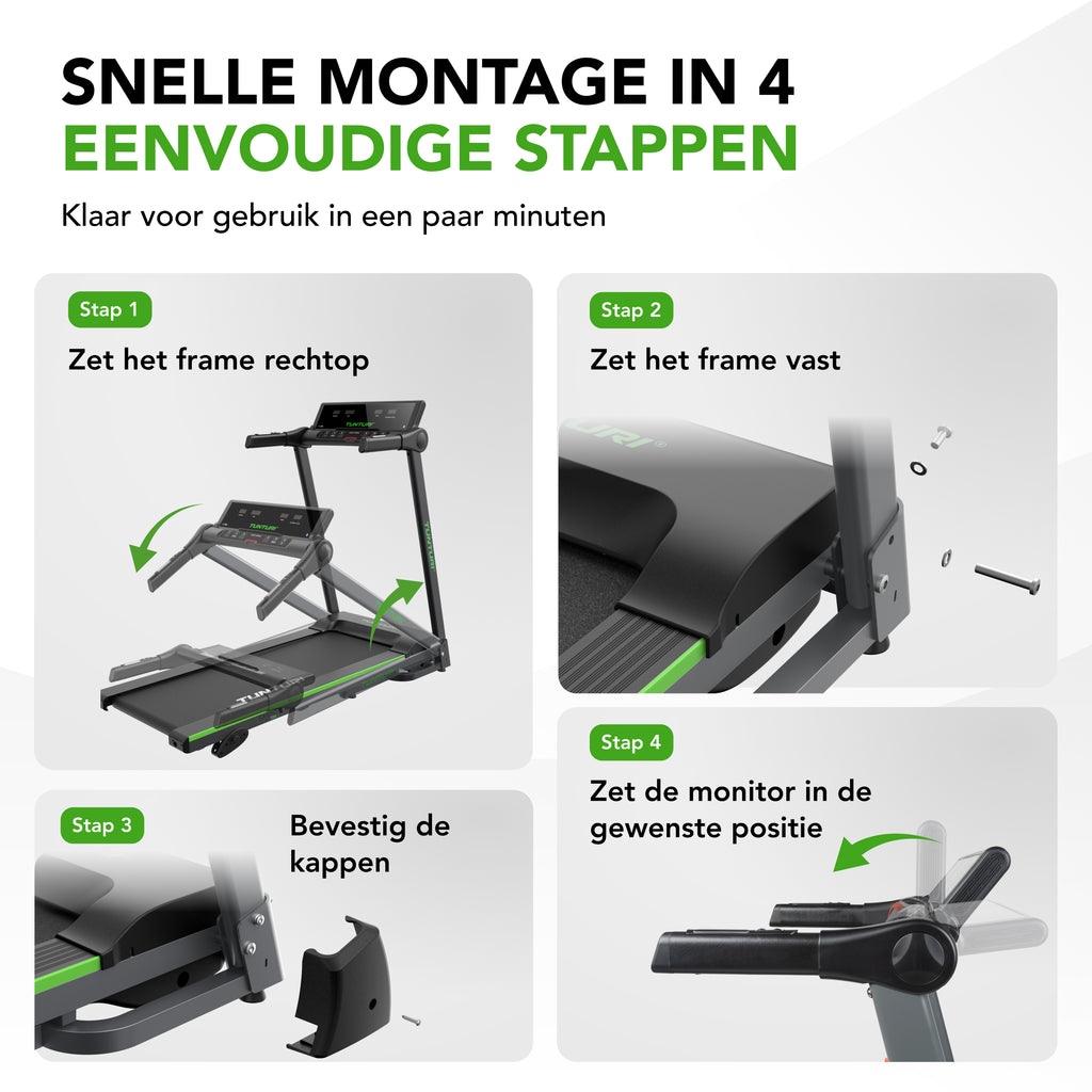 Tunturi Cardio Fit T25 Treadmill (BT) afbeelding 7
