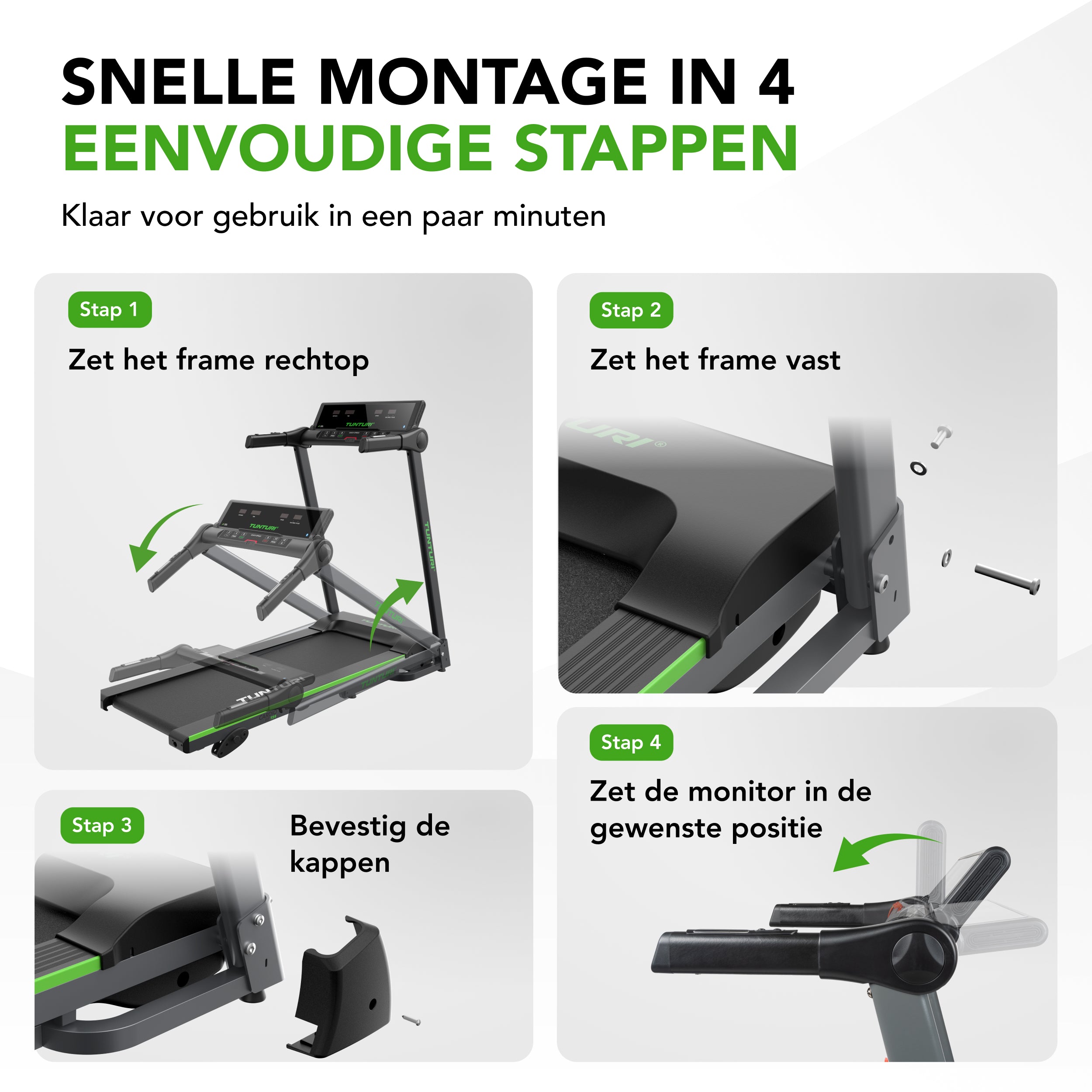 Tunturi Cardio Fit T25 Treadmill (BT) afbeelding 7