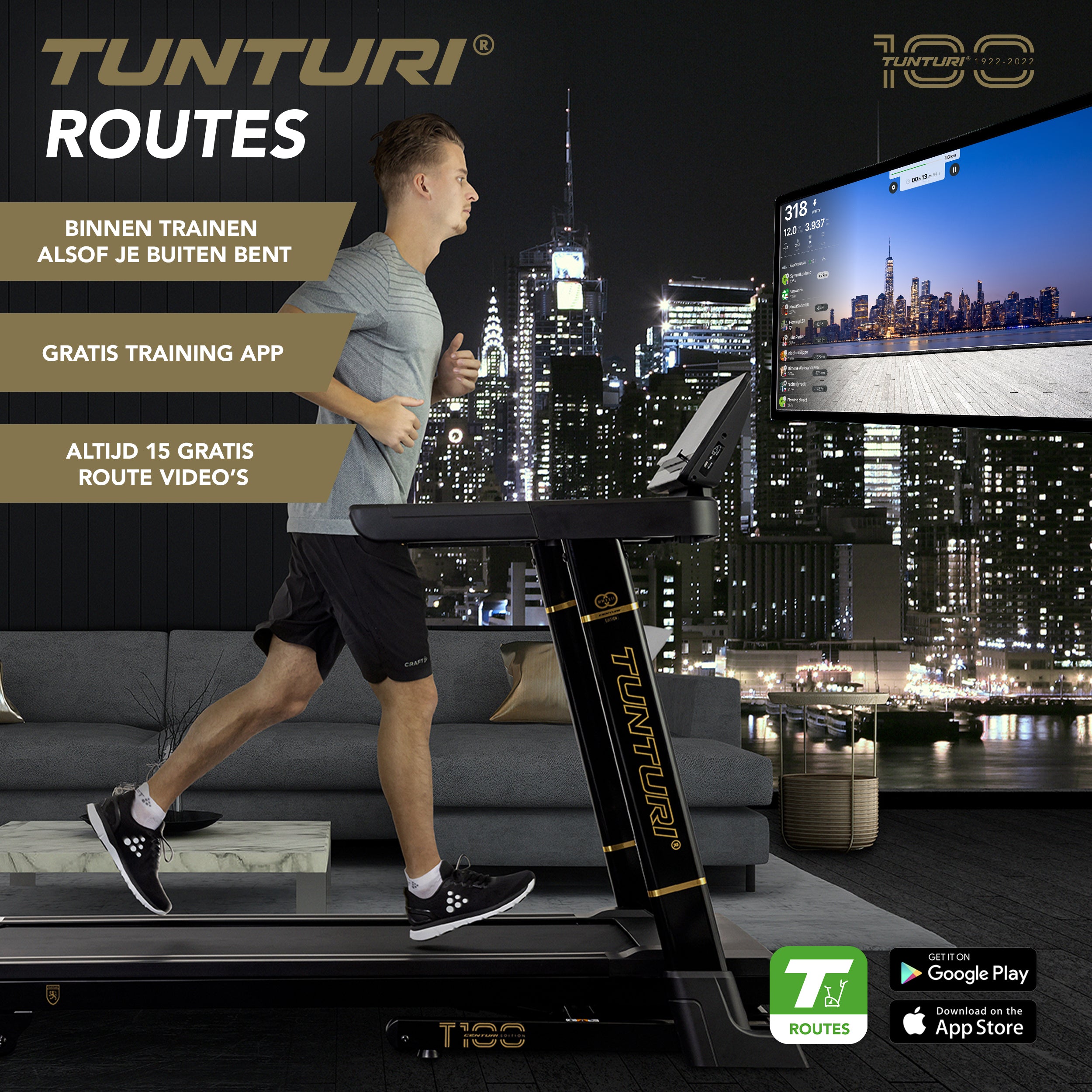 Tunturi Centuri T100 Treadmill afbeelding 2