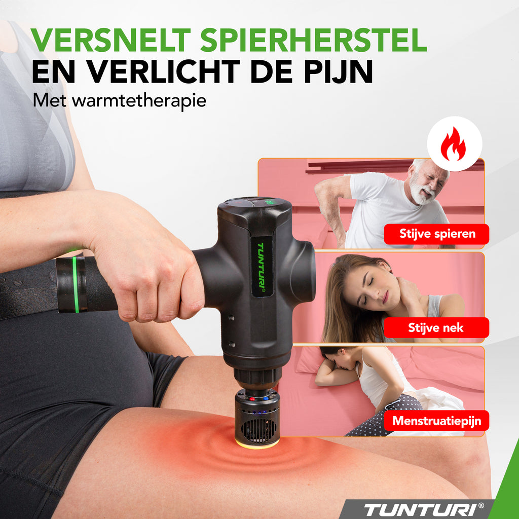Tunturi Head for Massage Gun, Heat and Cool afbeelding 3