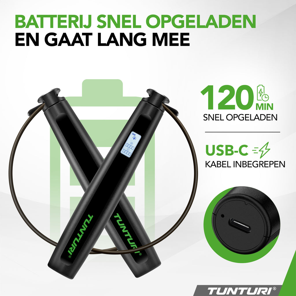 Tunturi Smart Jump Rope With Display And App afbeelding 5