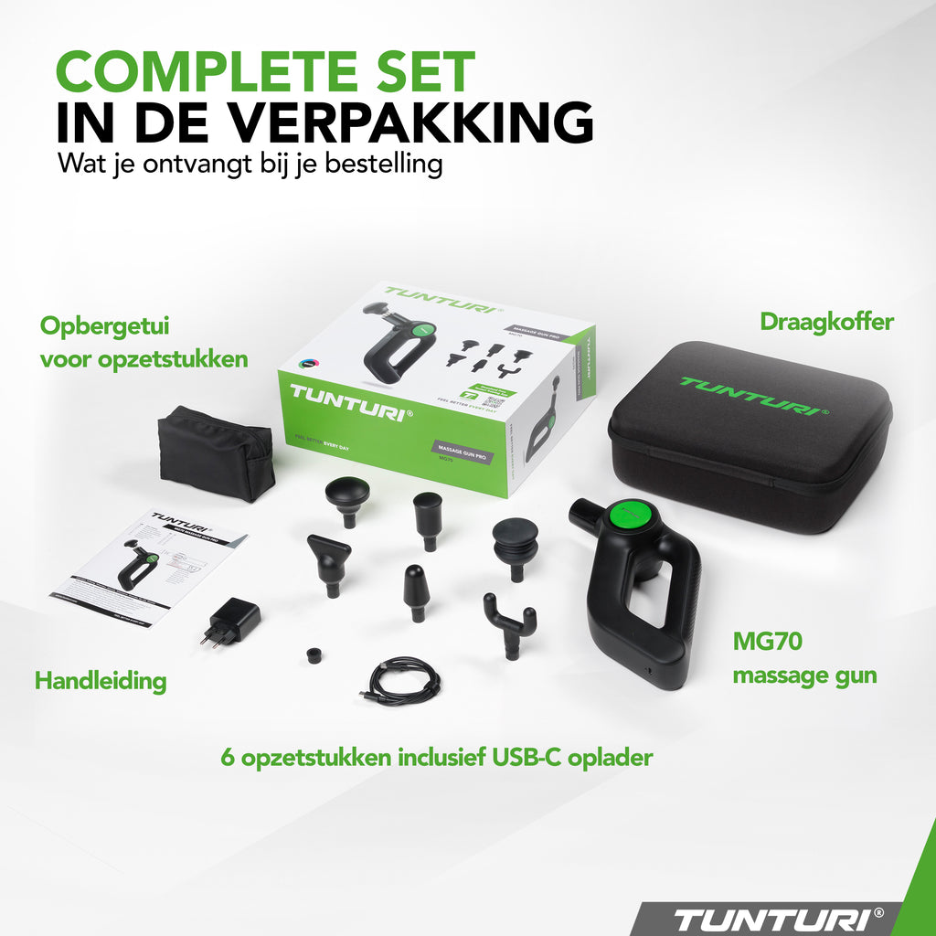 Tunturi MG70 Massage Gun Pro afbeelding 10