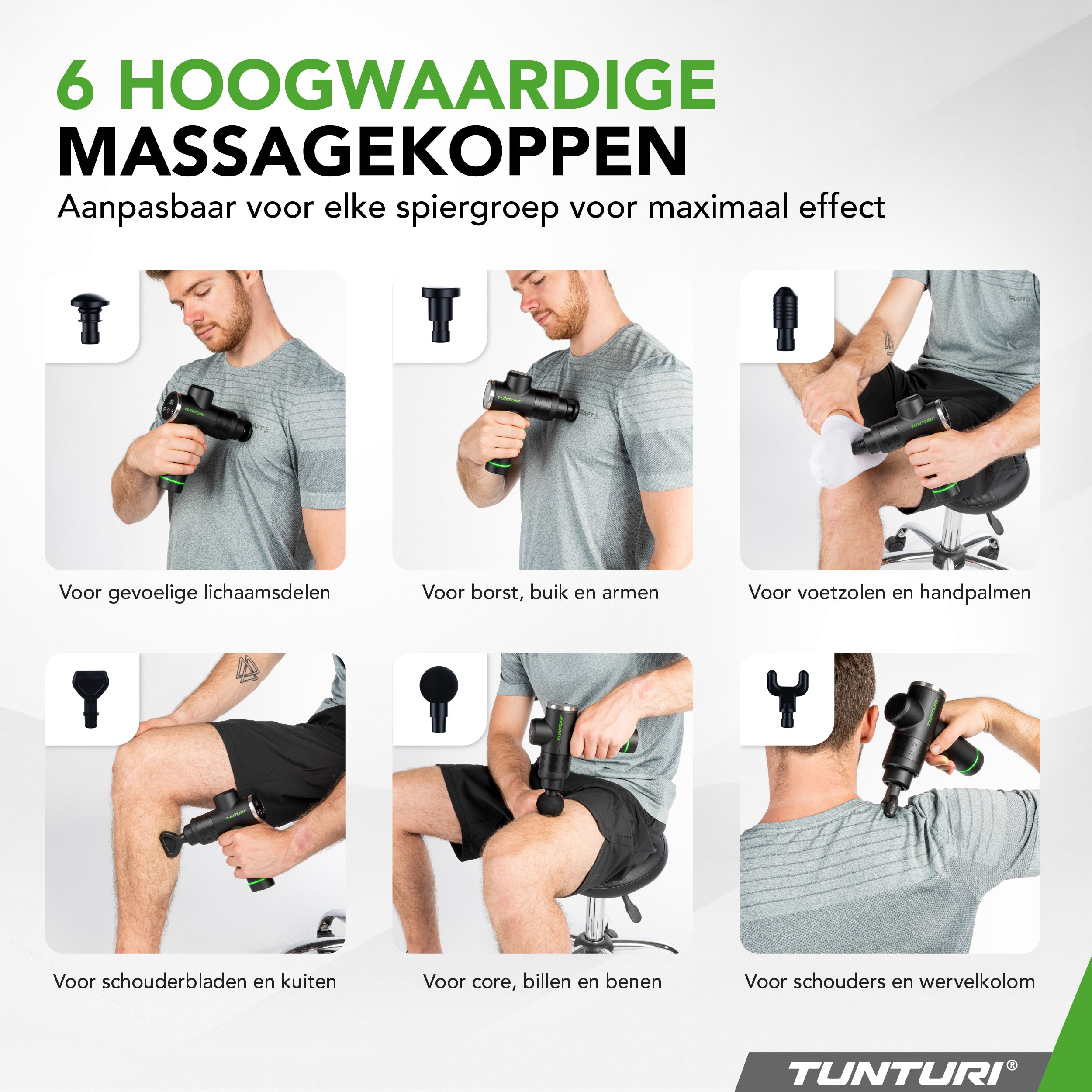 Tunturi MG40 Massage Gun afbeelding 3