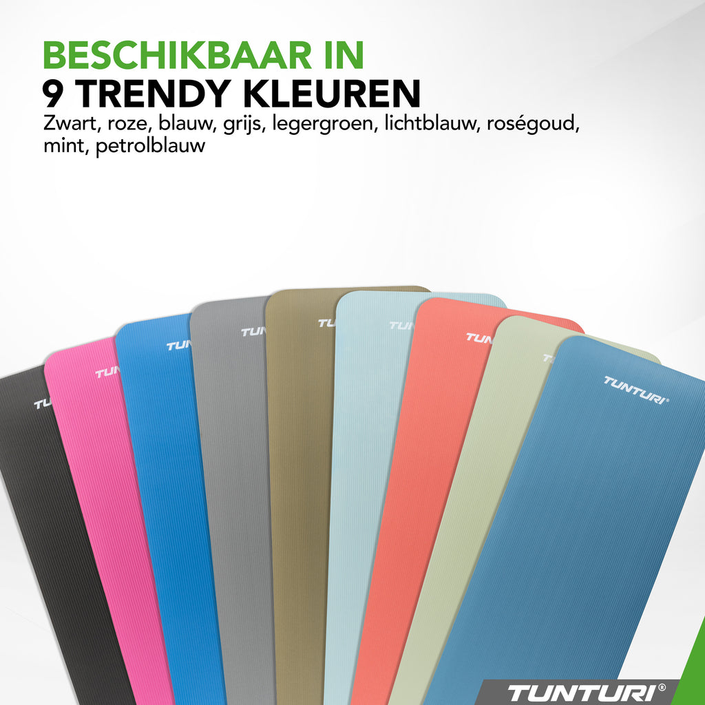 Tunturi Fitnessmat NBR - Army Green afbeelding 3
