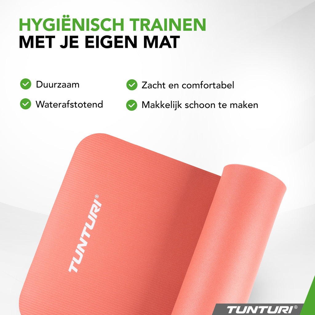 Tunturi Fitnessmat NBR - Rose Gold afbeelding 9