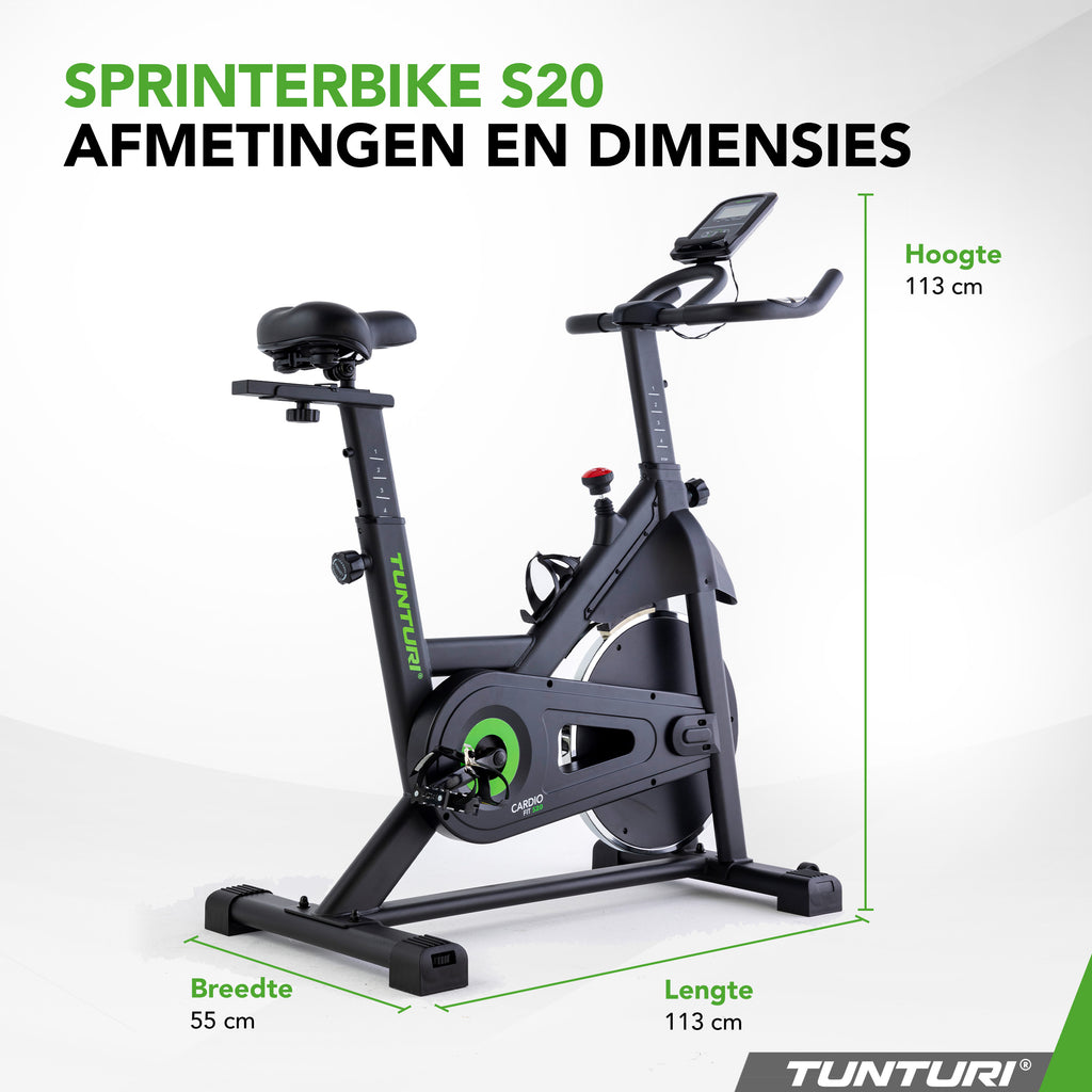 Tunturi Cardio Fit S20 Sprinter Bike afbeelding 6