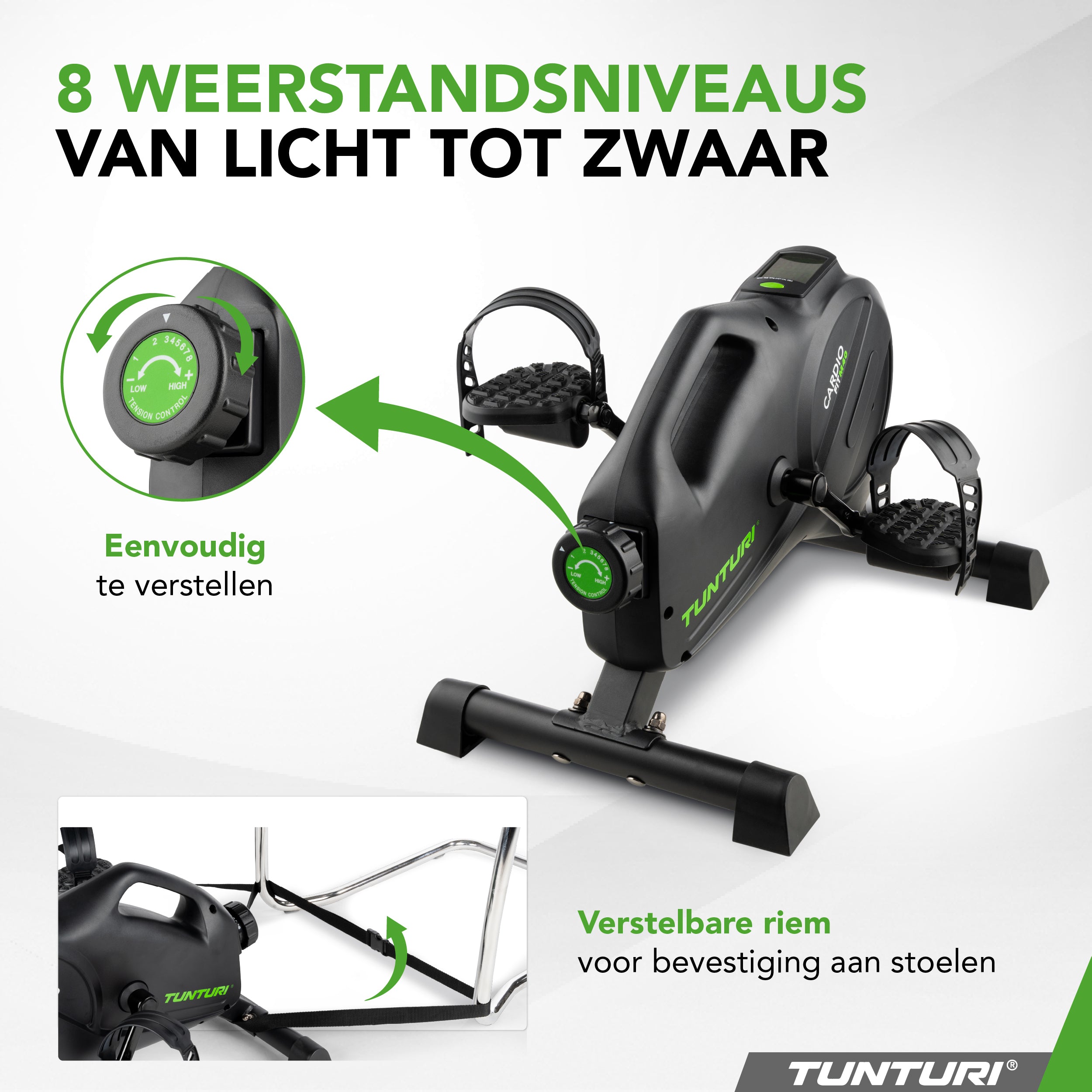 Tunturi Cardio Fit M40 Minibike Magnetic afbeelding 4
