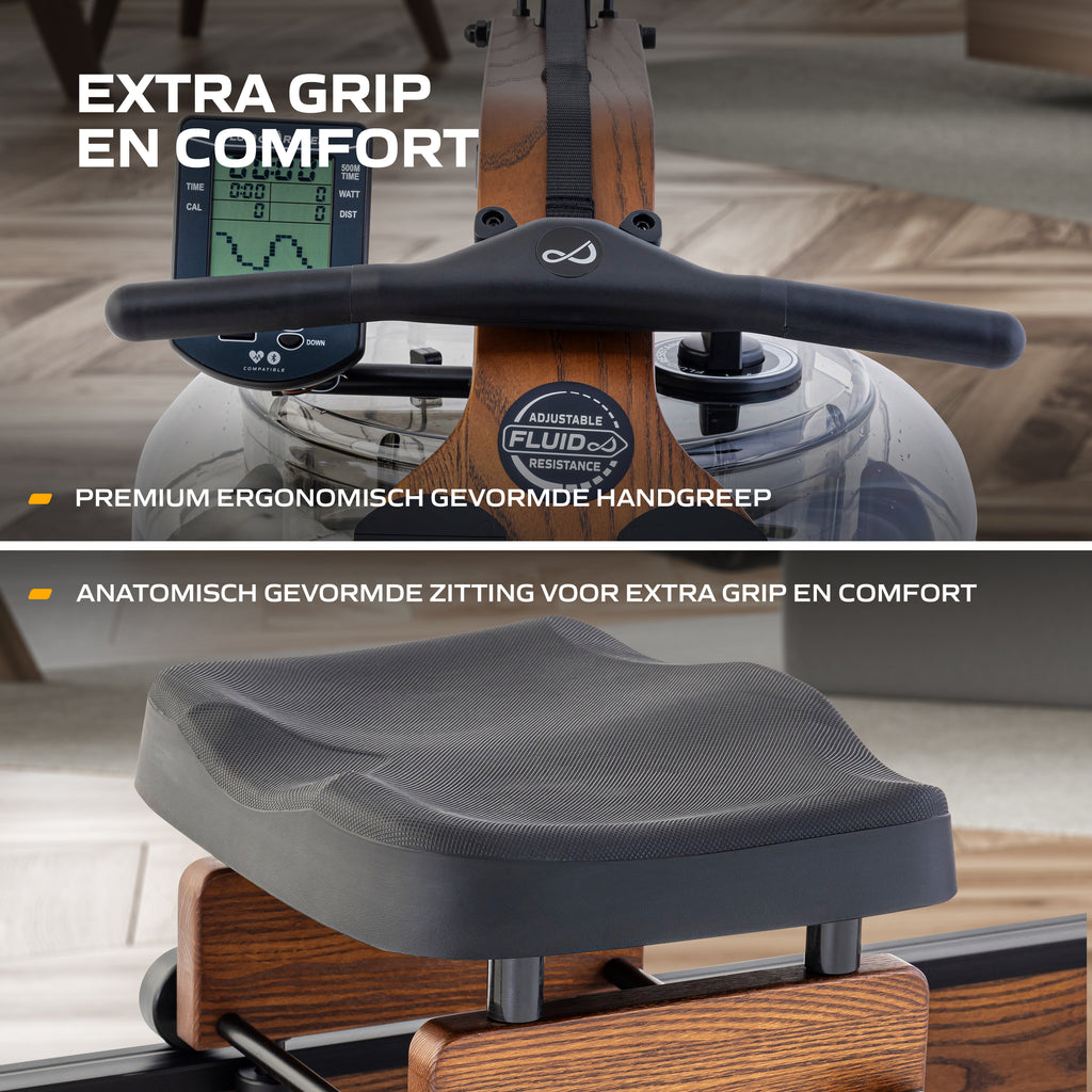 Fluid Rower Viking 3 XL (Walnut color) (1/2) afbeelding 6