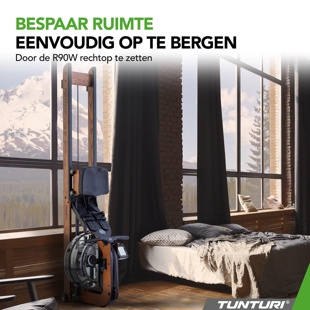 Tunturi Signature R90W Rower, By Fluid (1/2) afbeelding 5