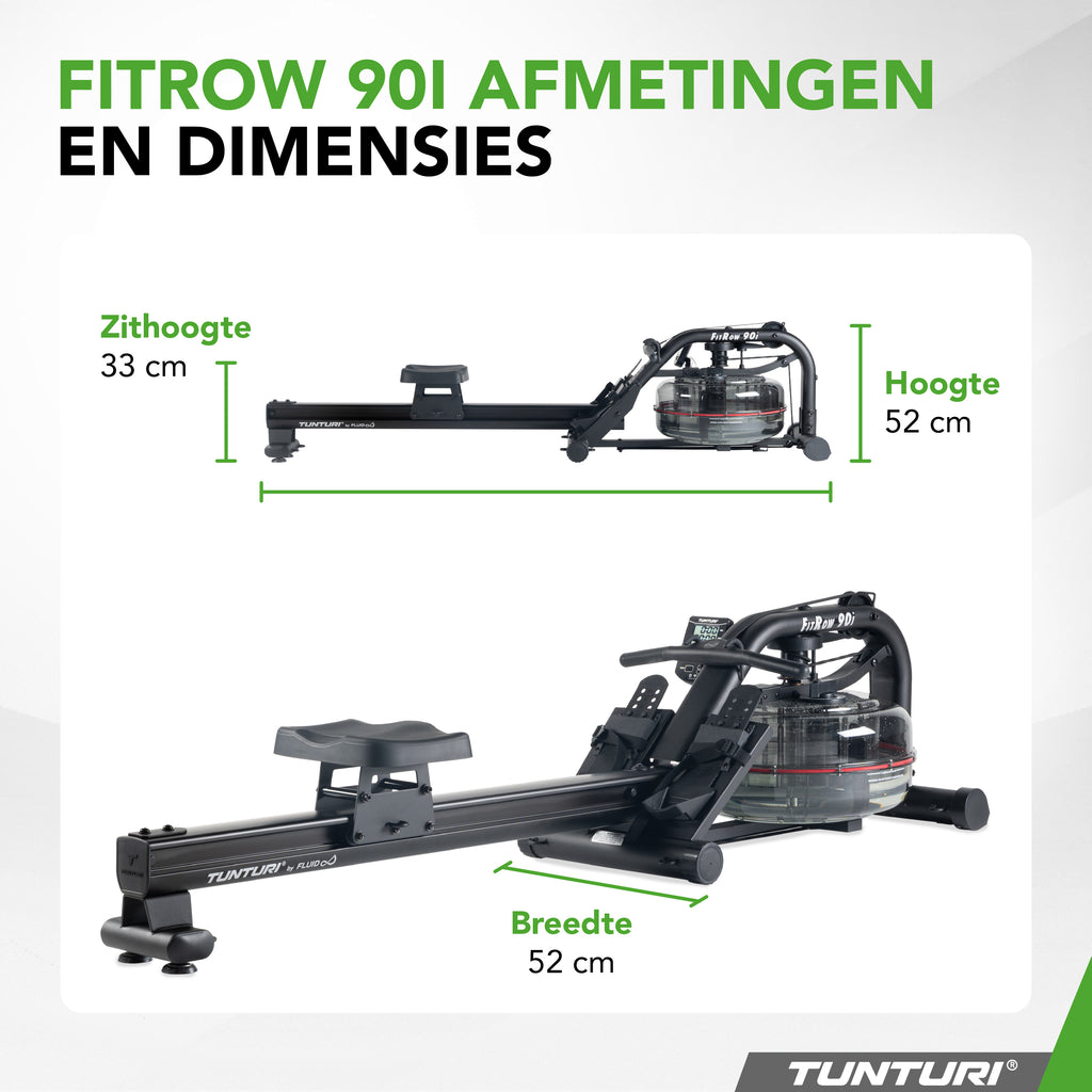 Tunturi Fitrow 90i WTR, By Fluid (1/2) afbeelding 4