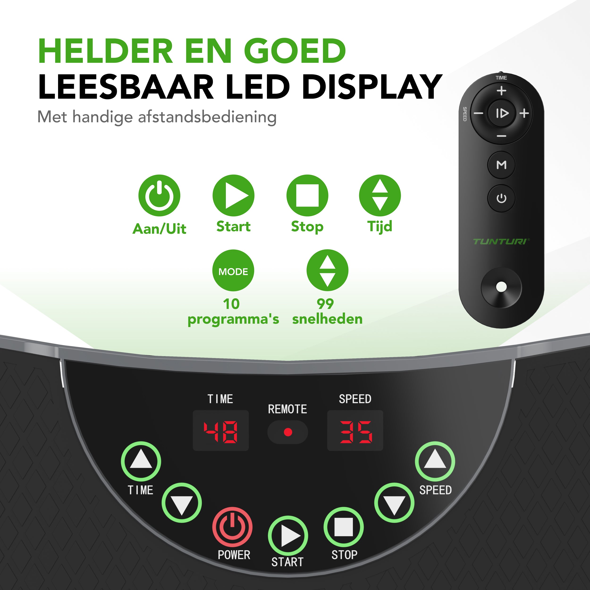 Tunturi Cardio Fit V30 Vibration plate afbeelding 2