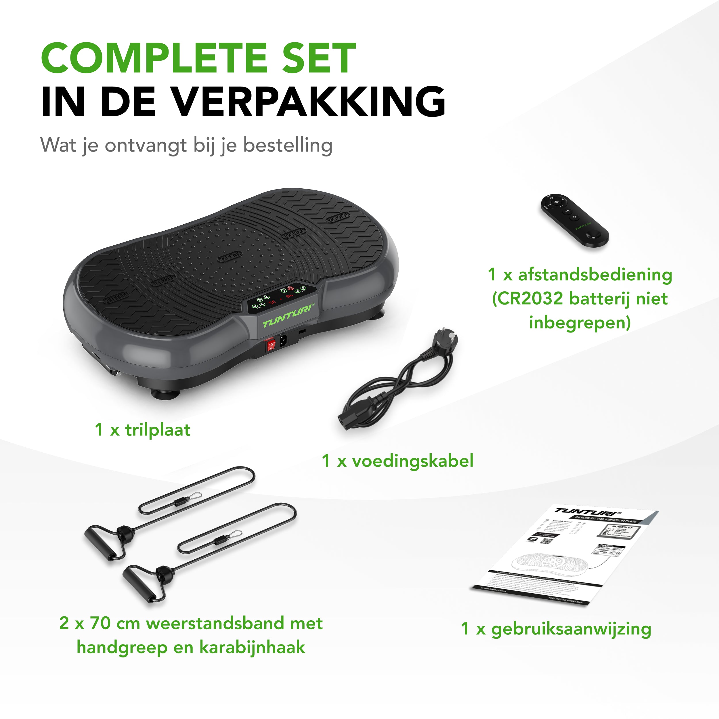 Tunturi Cardio Fit V40 Vibration plate afbeelding 11