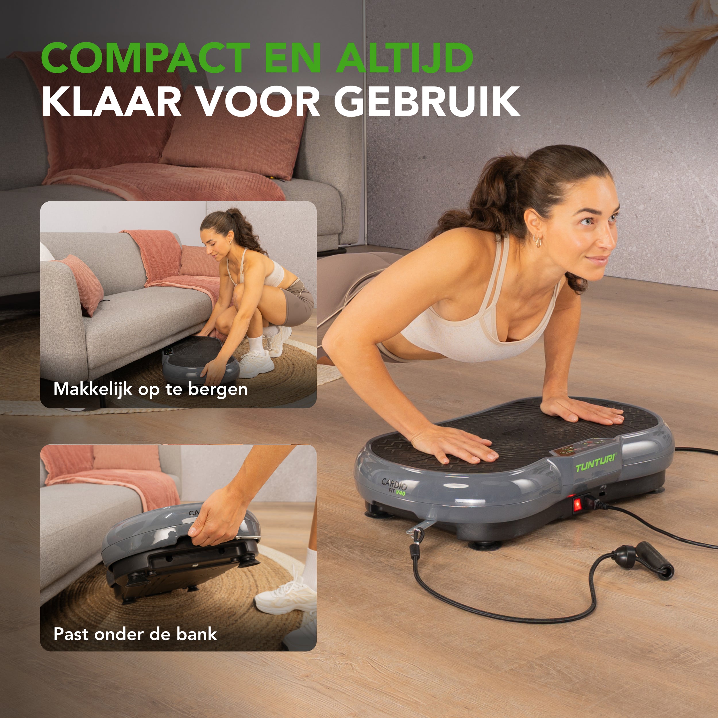 Tunturi Cardio Fit V40 Vibration plate afbeelding 4