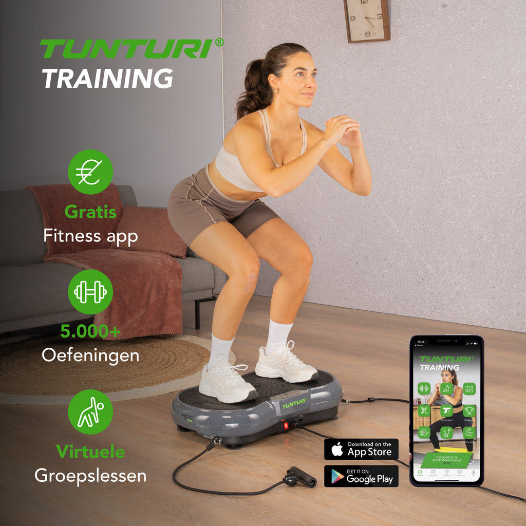Tunturi Cardio Fit V40 Vibration plate afbeelding 8