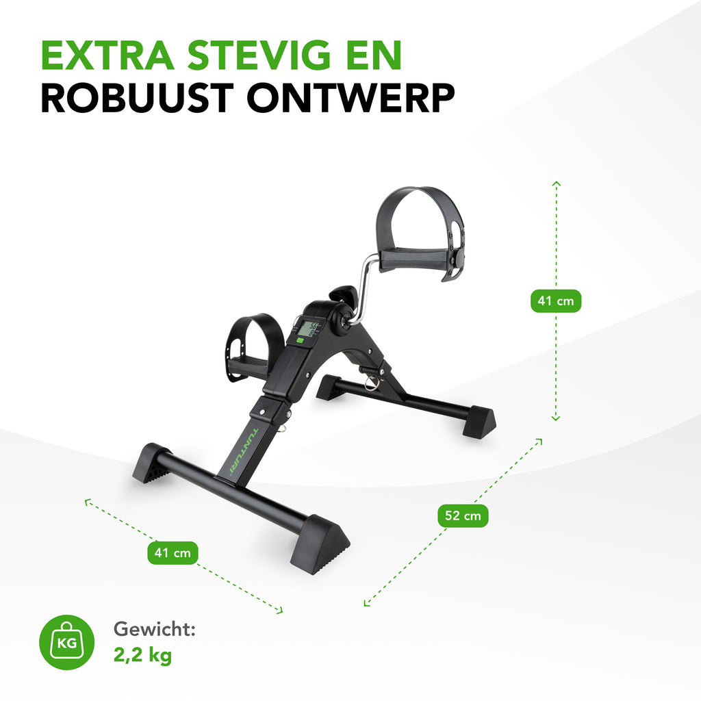Tunturi Mini Bike Foldable, Black, Inc. Display afbeelding 5