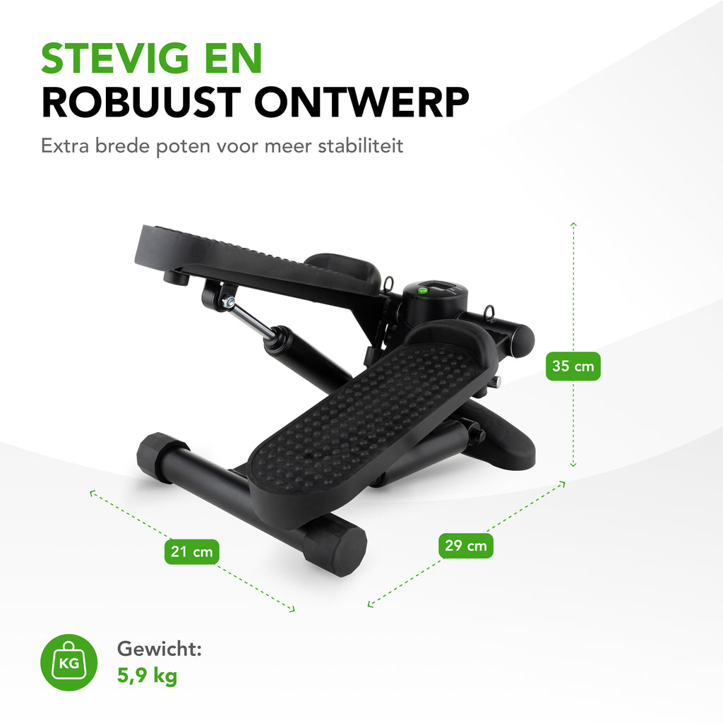 Tunturi Stepper, Black, Incl. Display afbeelding 2