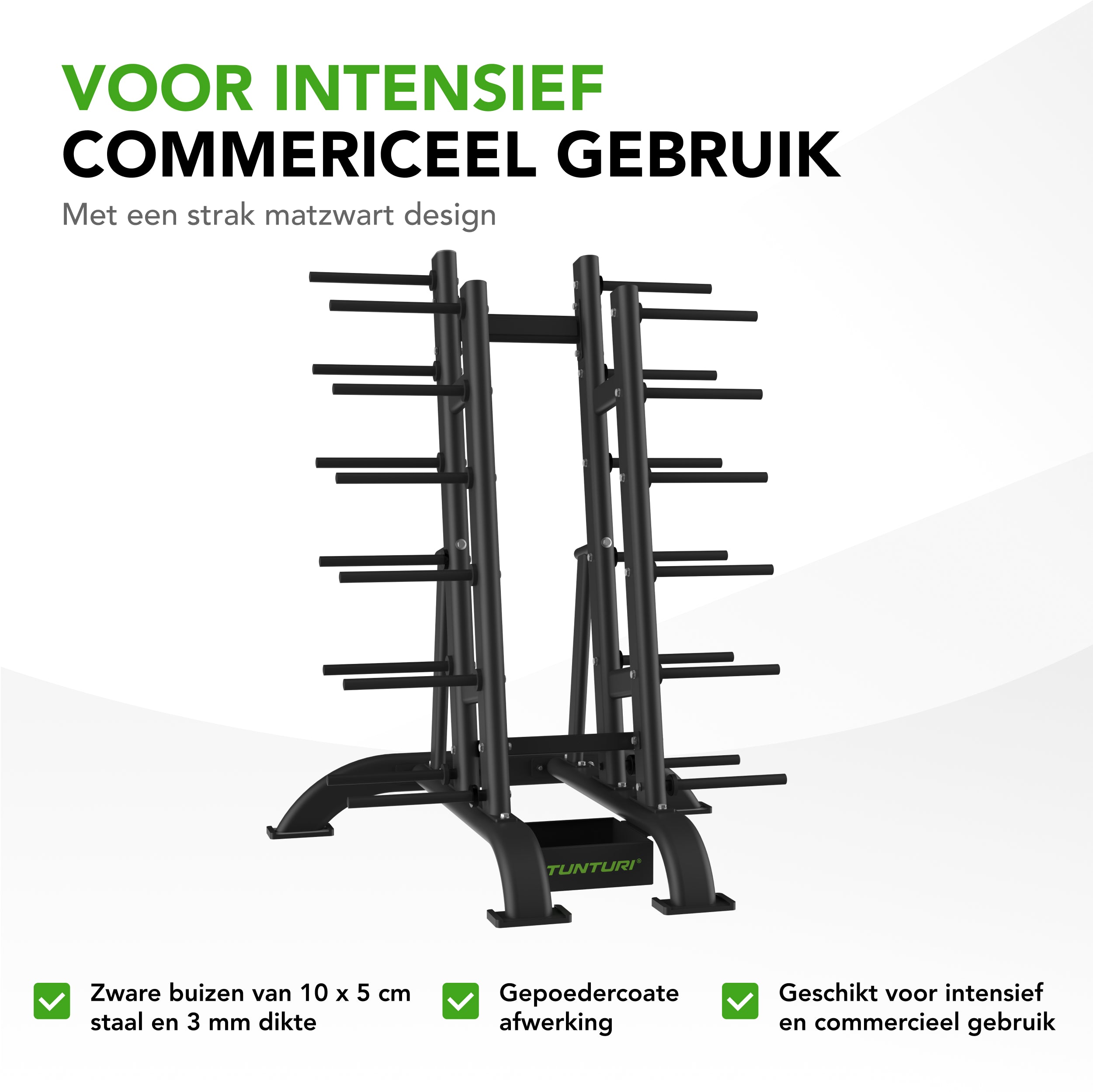 Tunturi Pro Aerobic Pump Set Rack, 30 sets (1/2) afbeelding 2